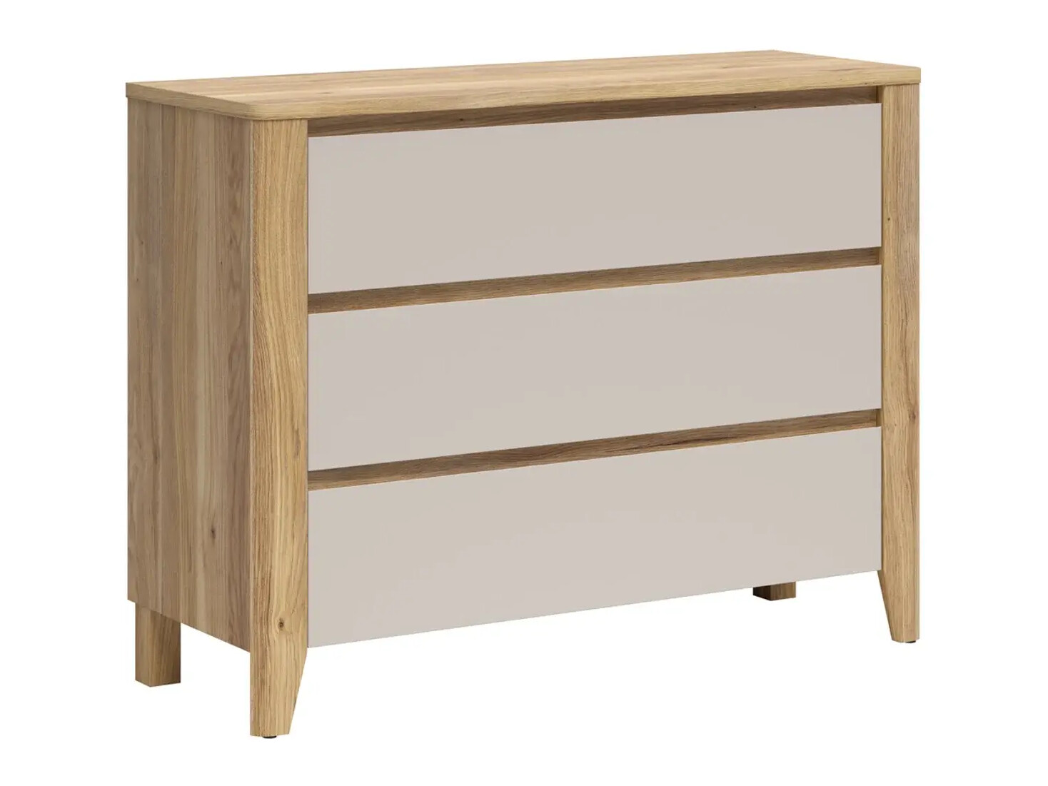 Cómoda Talduno 102 (Roble claro + Cachemira)