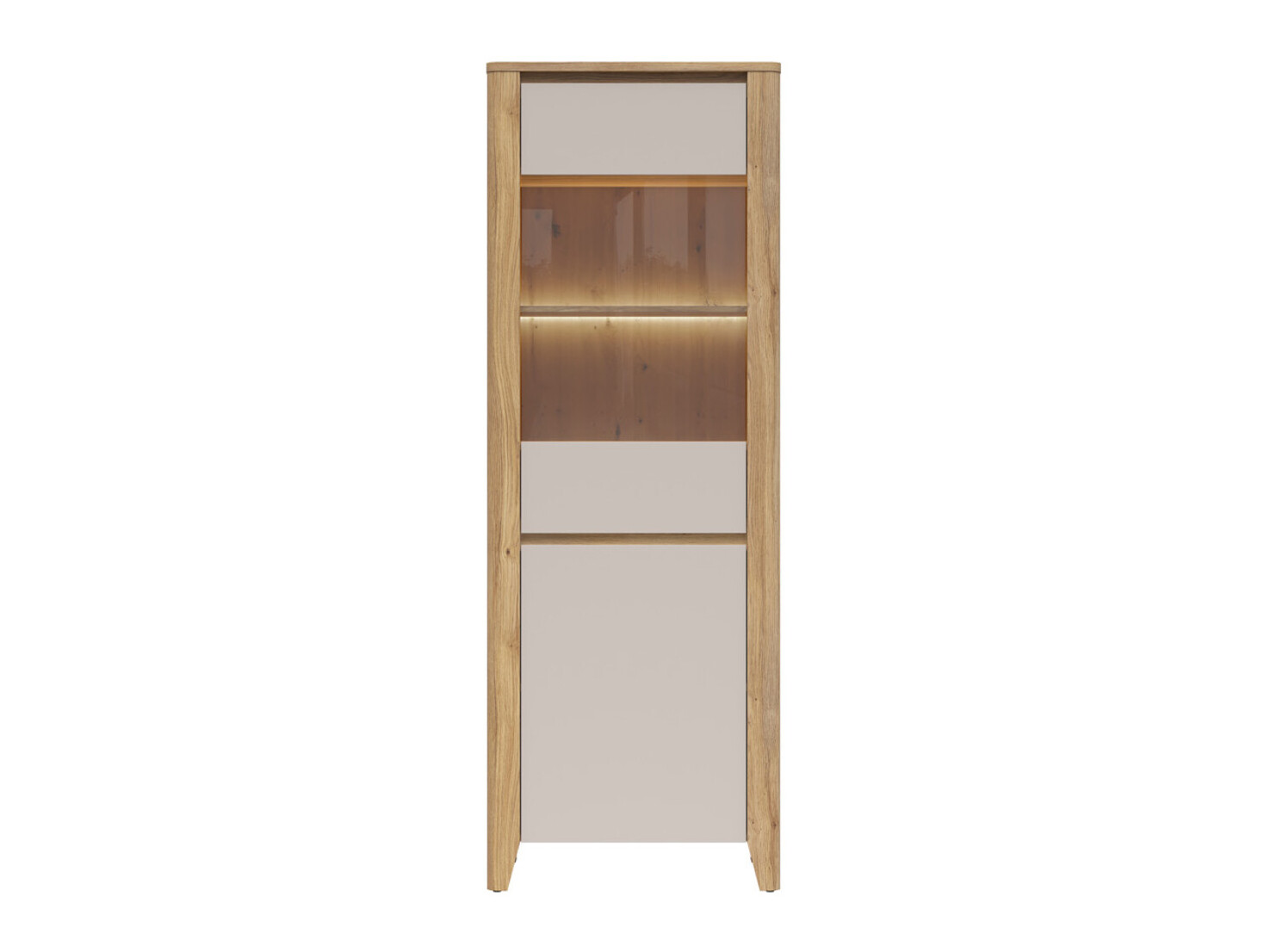 Estantería Talduno 104 (Roble claro + Cachemira)