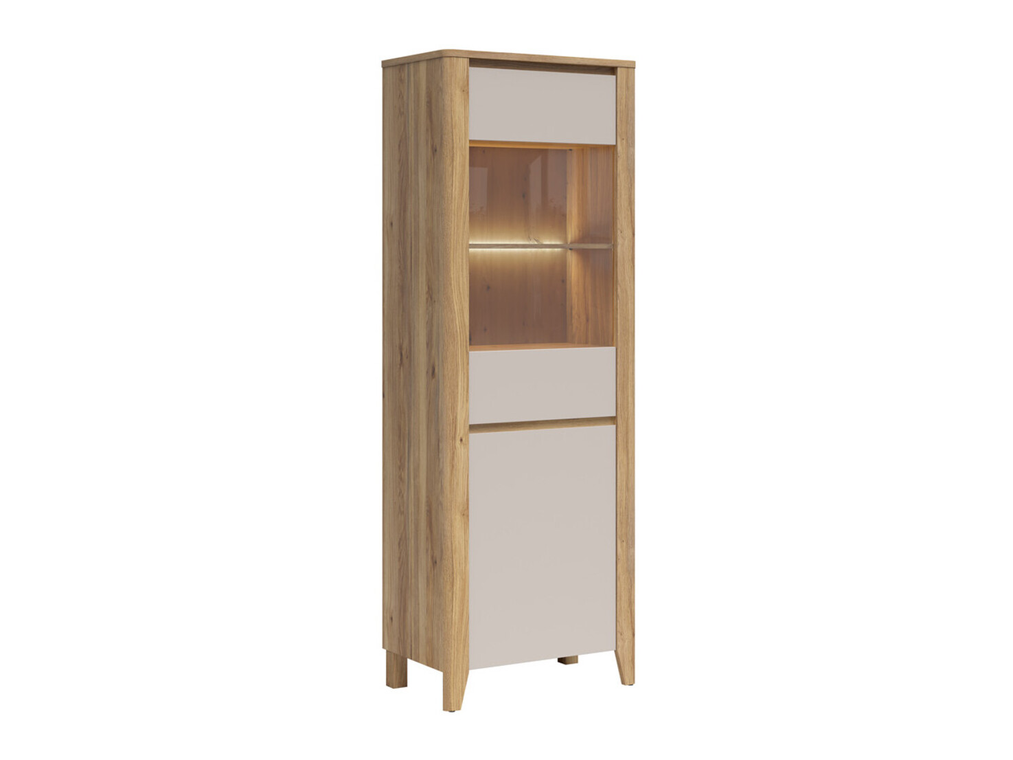 Estantería Talduno 104 (Roble claro + Cachemira)
