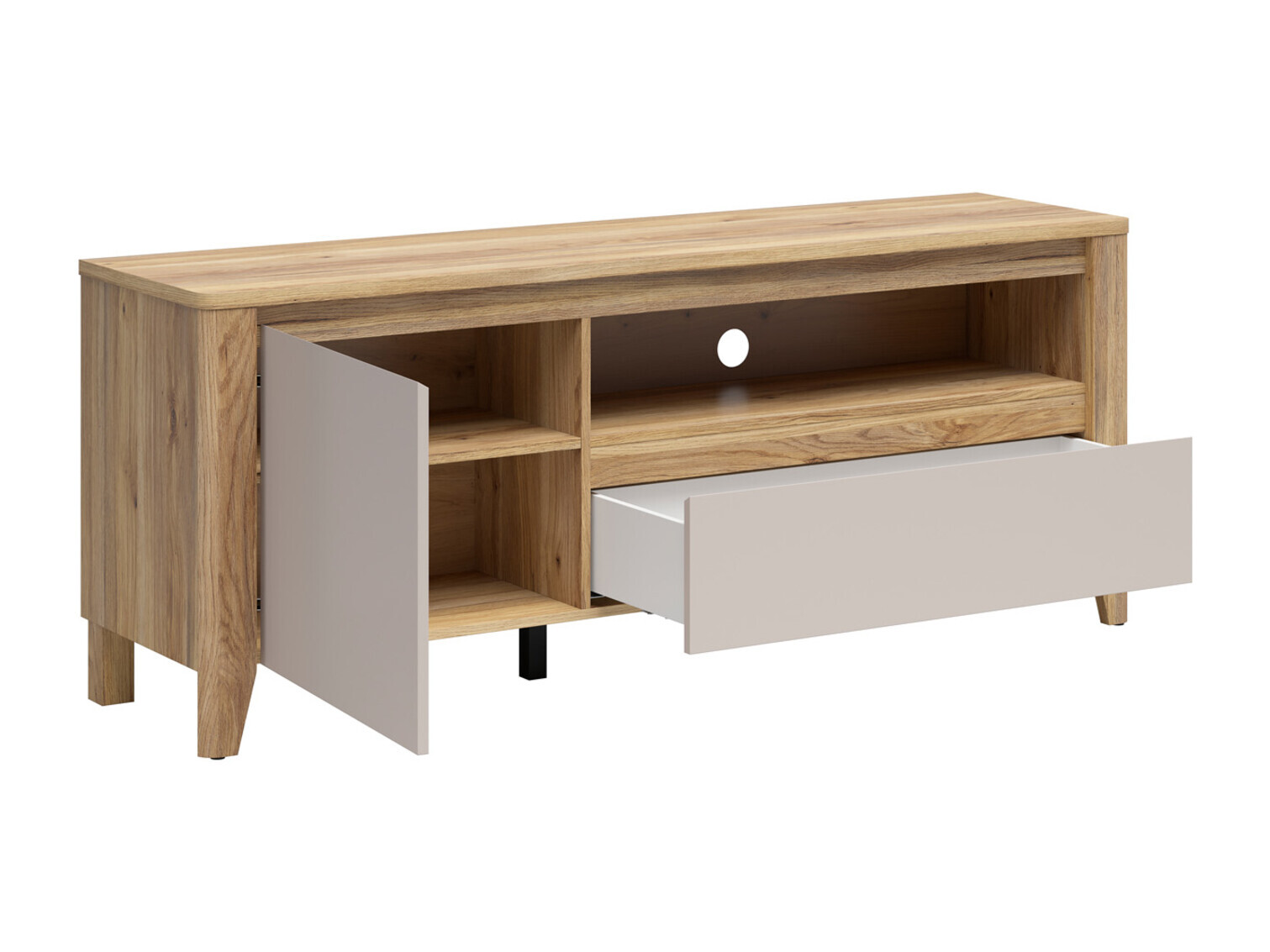 Conjunto de salón Talduno 108 (Roble claro + Cachemira)