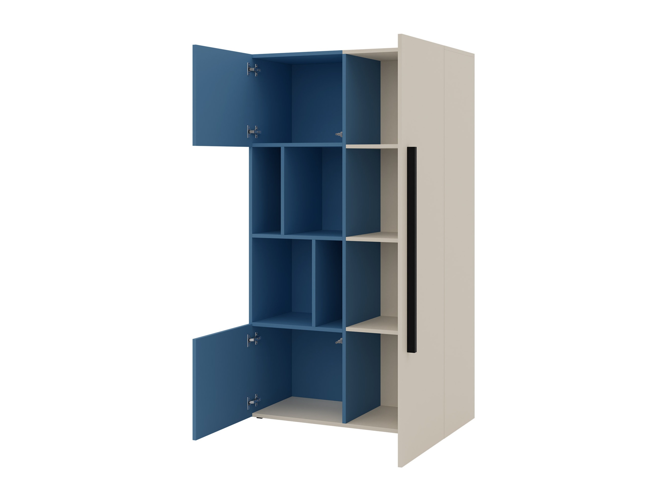 Estantería Etruva 104 (Cachemira + Azul)