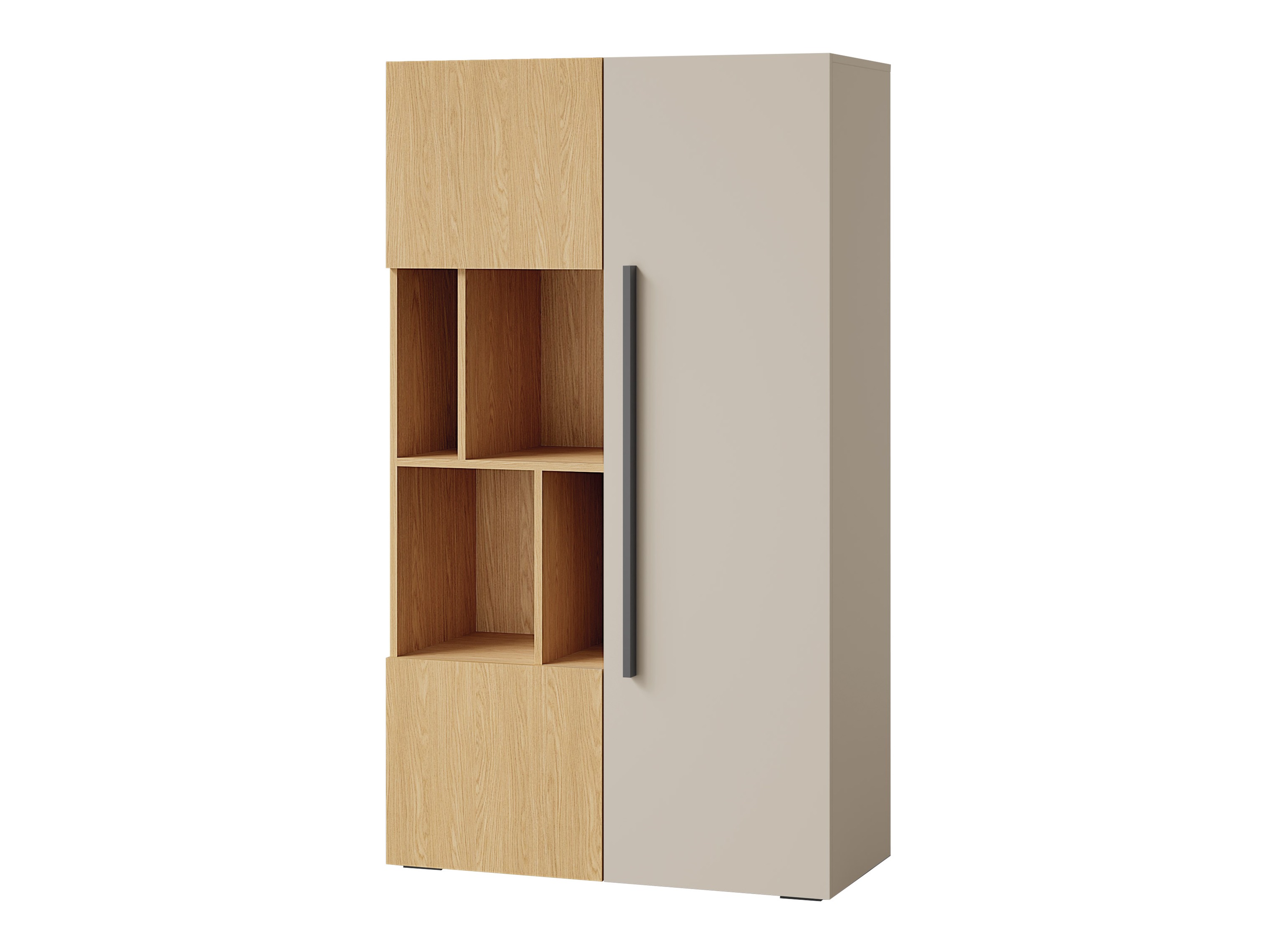 Estantería Etruva 104 (Cachemira + Roble)