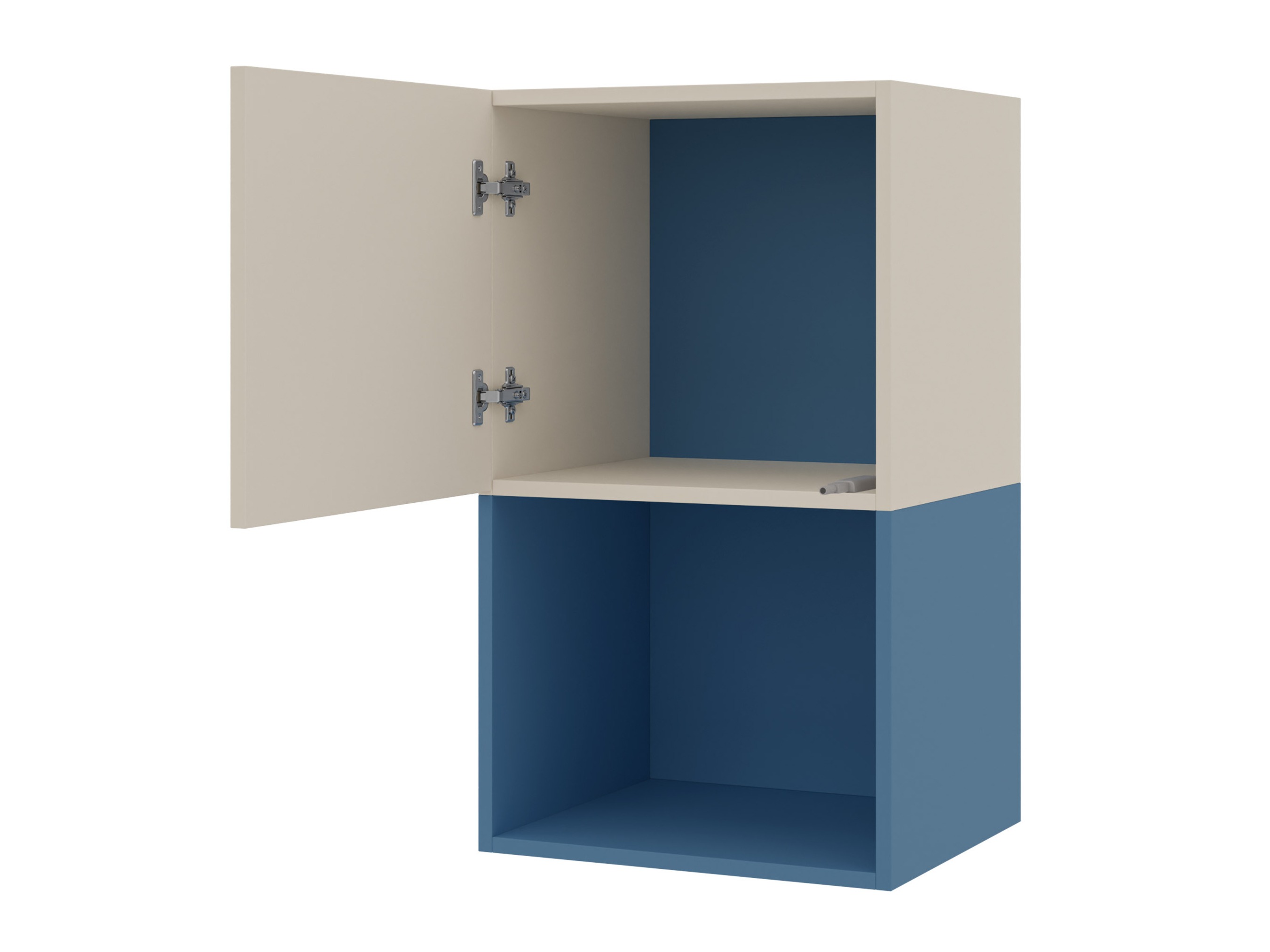 Armario de pared Etruva 113 (Cachemira + Azul)