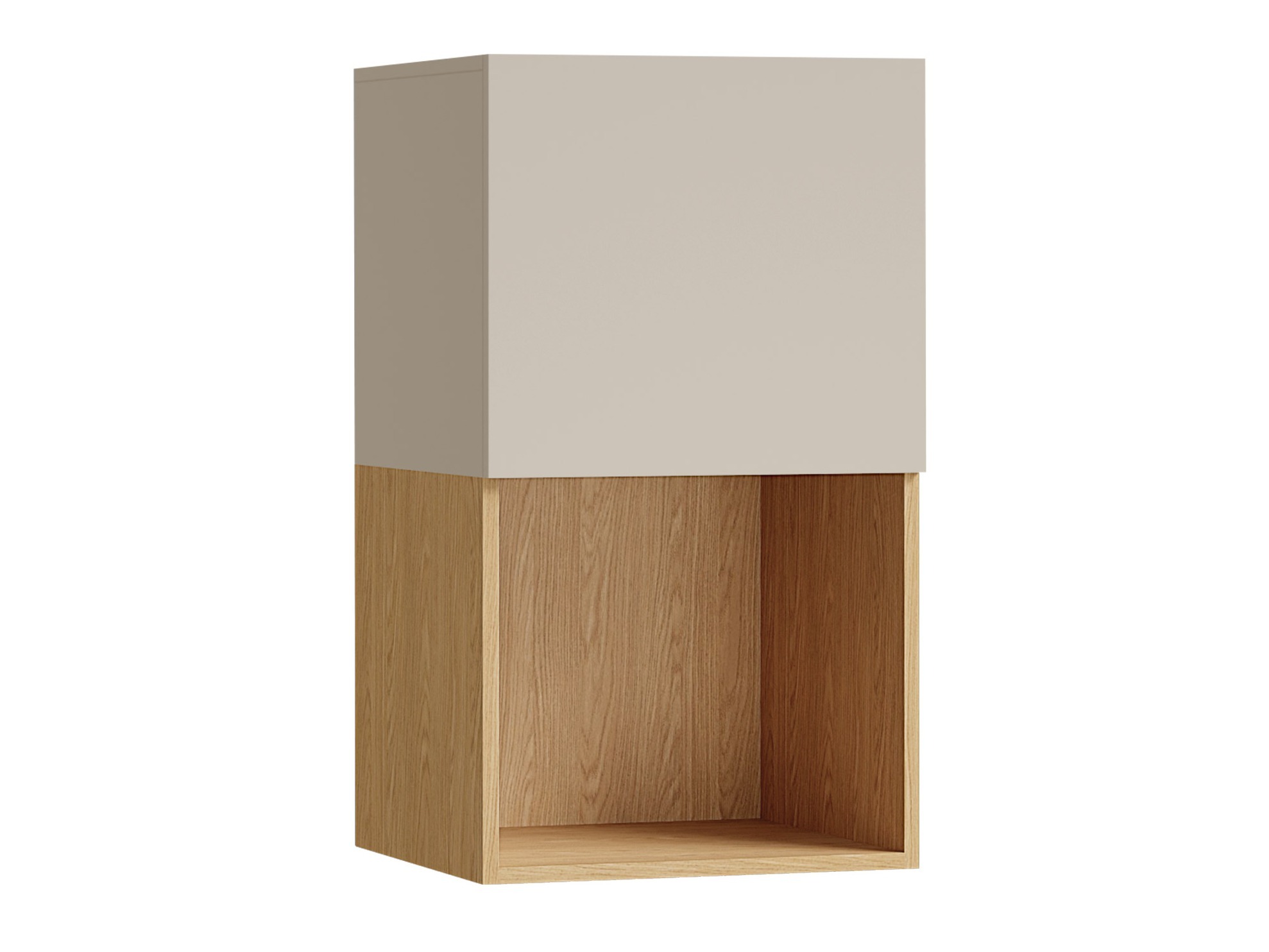 Armario de pared Etruva 113 (Cachemira + Roble)