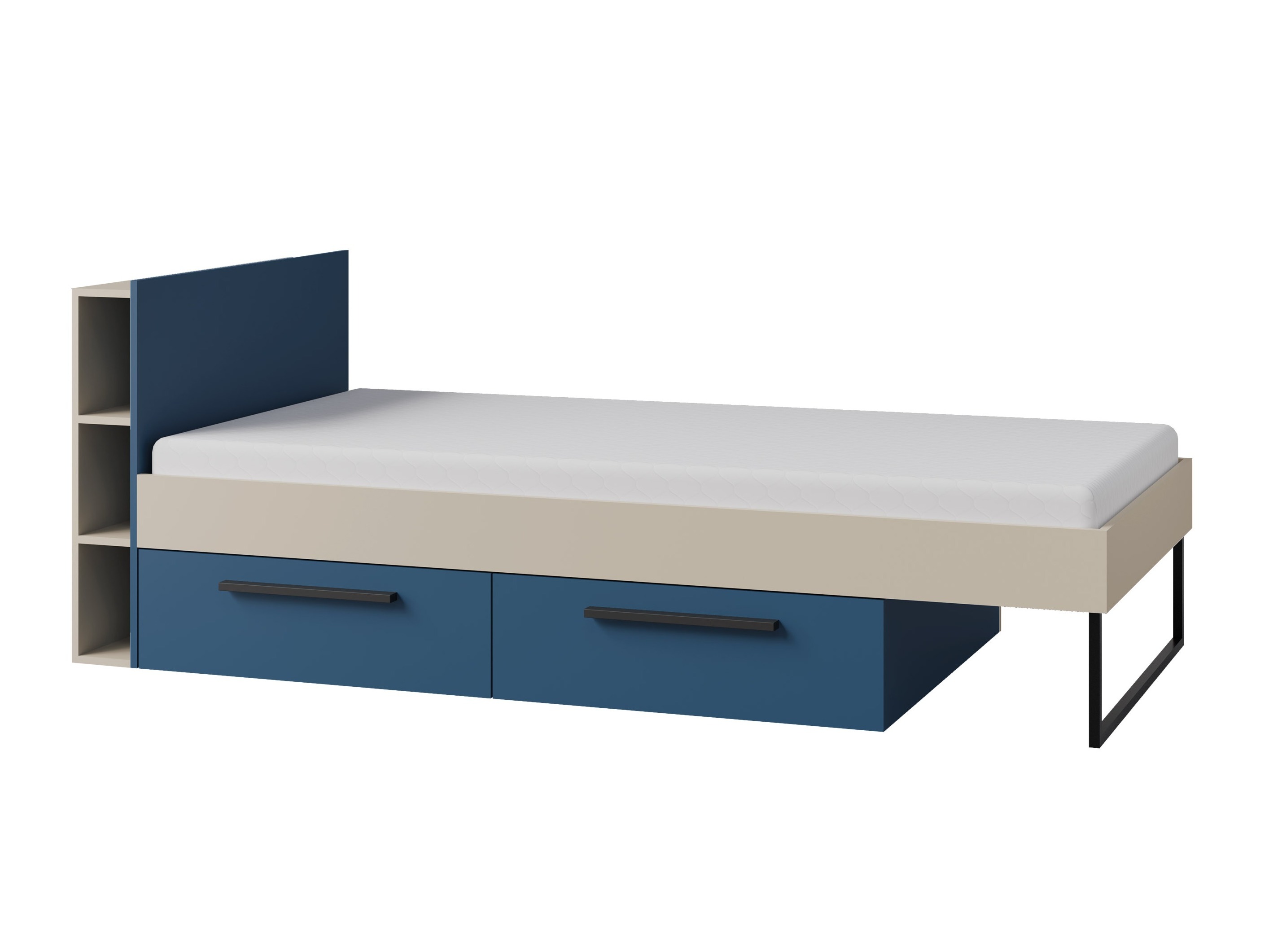 Cama Etruva 110 (Cachemira + Azul)