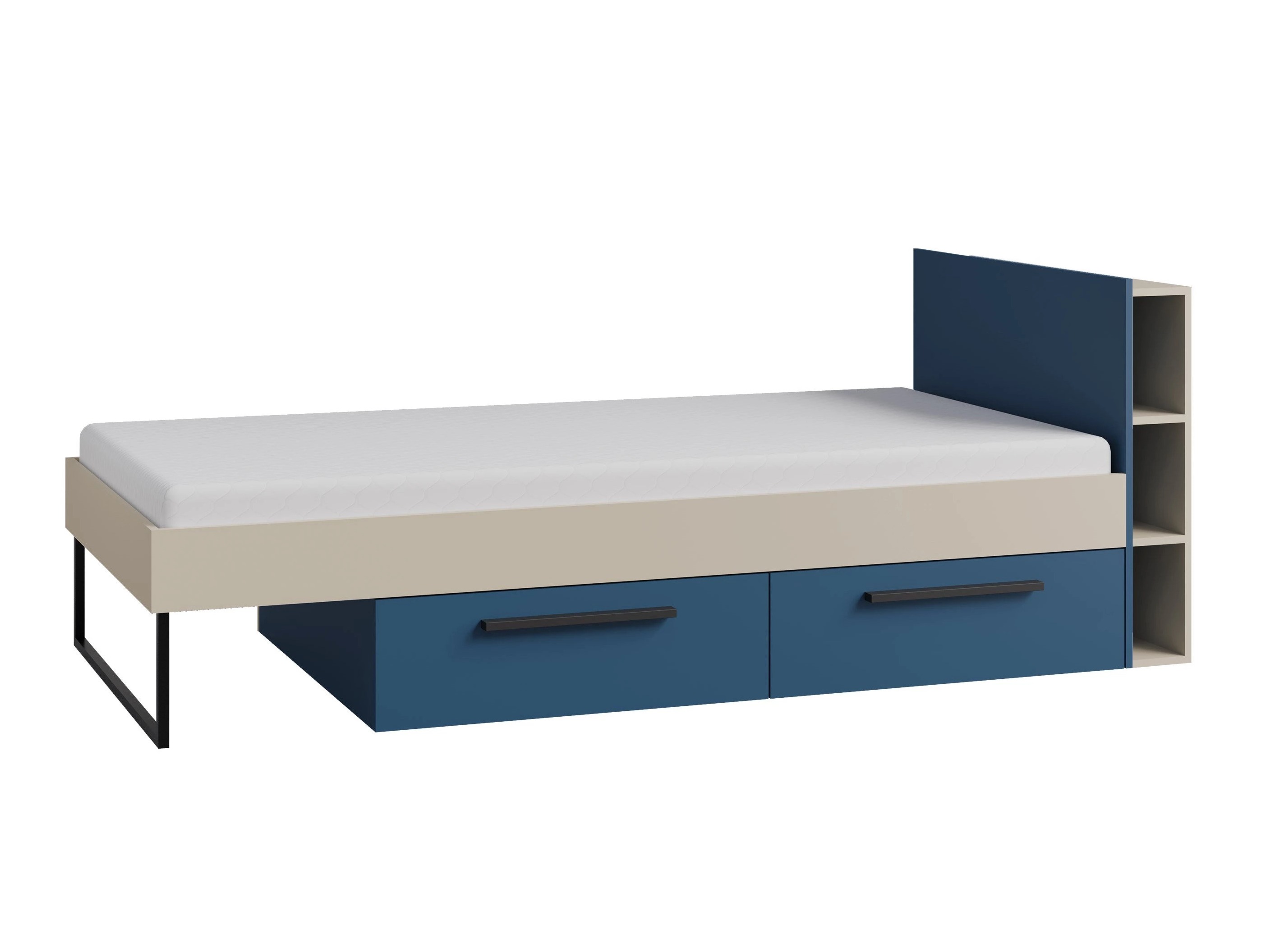 Cama Etruva 110 (Cachemira + Azul)