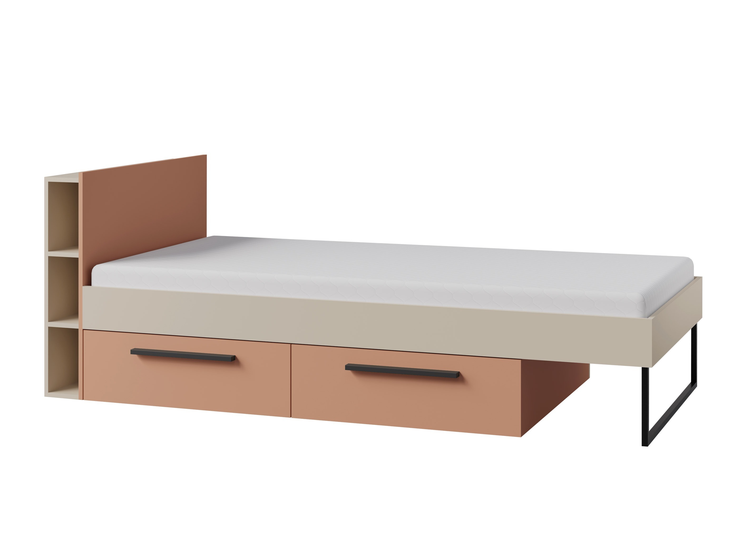 Cama Etruva 110 (Cachemira + Rosa)