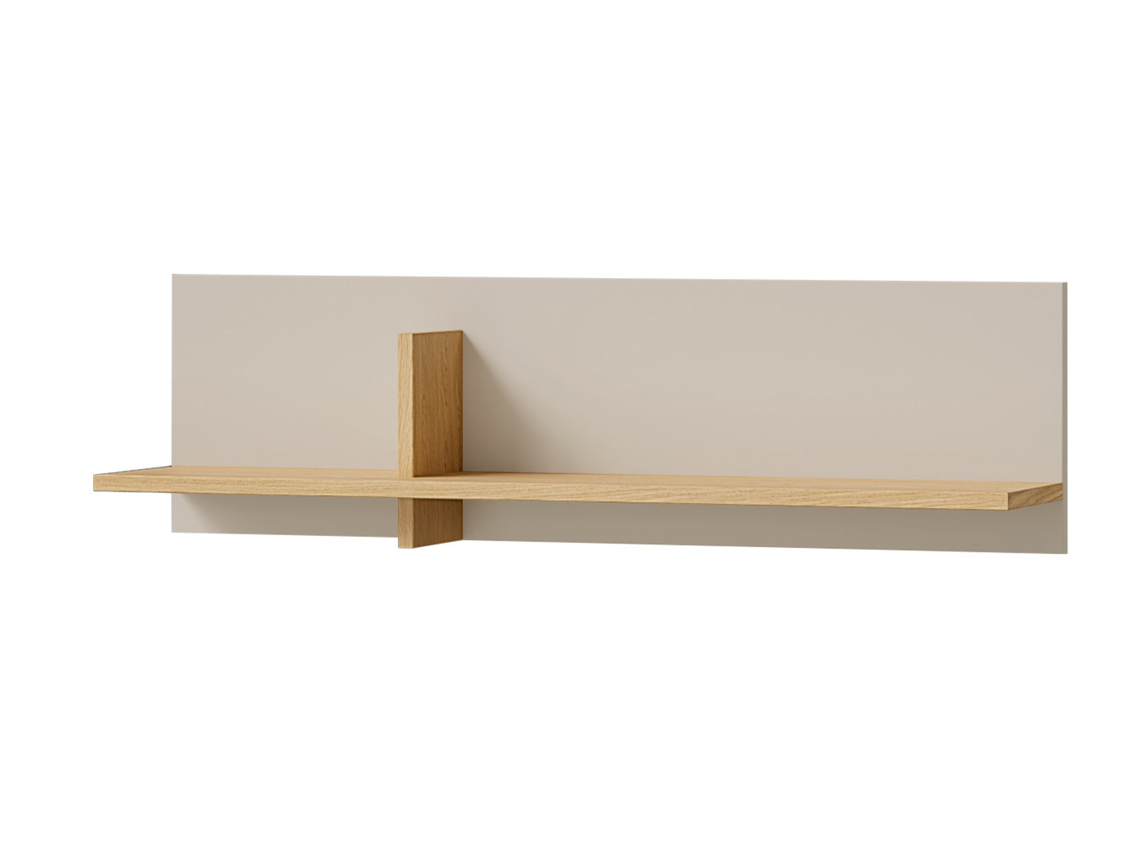 Estantería de pared Etruva 115 (Cachemira + Roble)