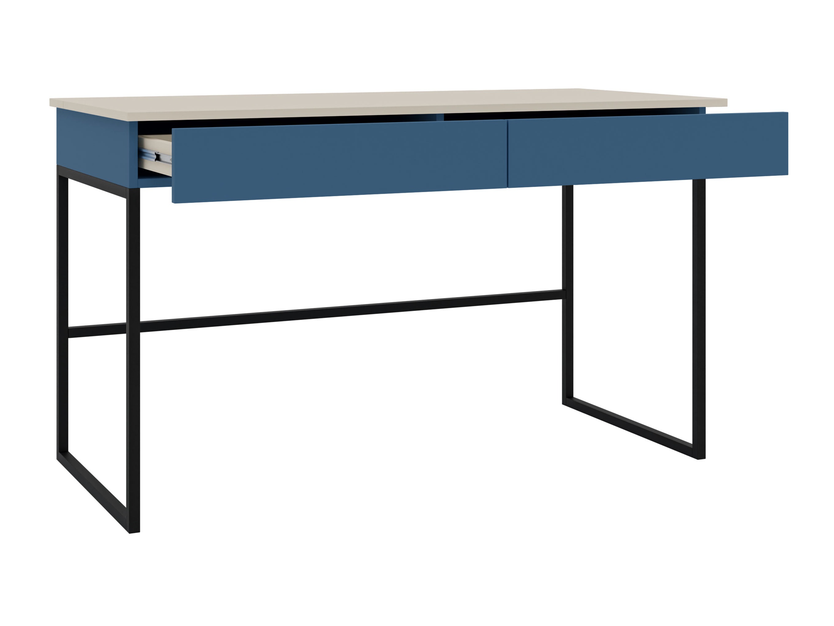 Mesa de oficina Etruva 109 (Cachemira + Azul)