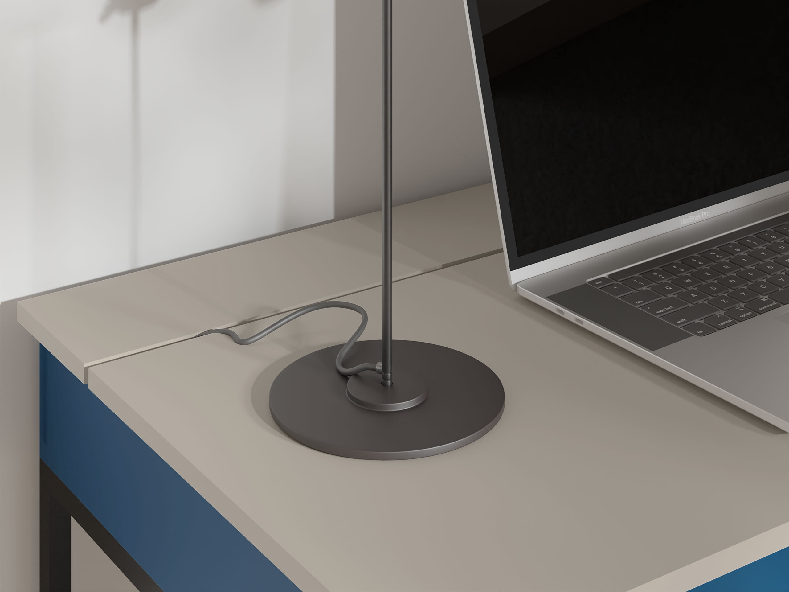 Mesa de oficina Etruva 109 (Cachemira + Azul)