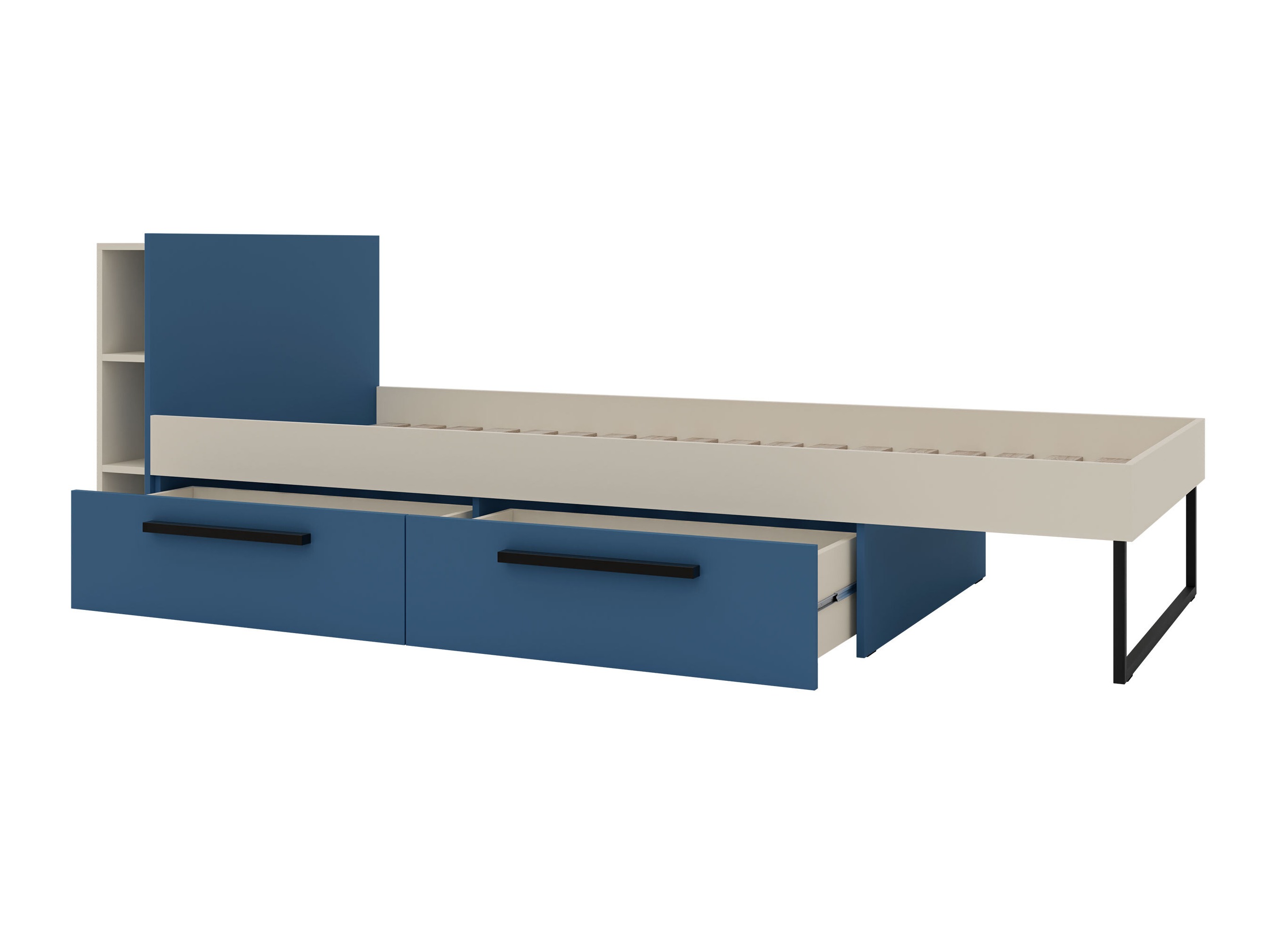 Conjunto de dormitorio infantil Etruva 119 (Cachemira + Azul)