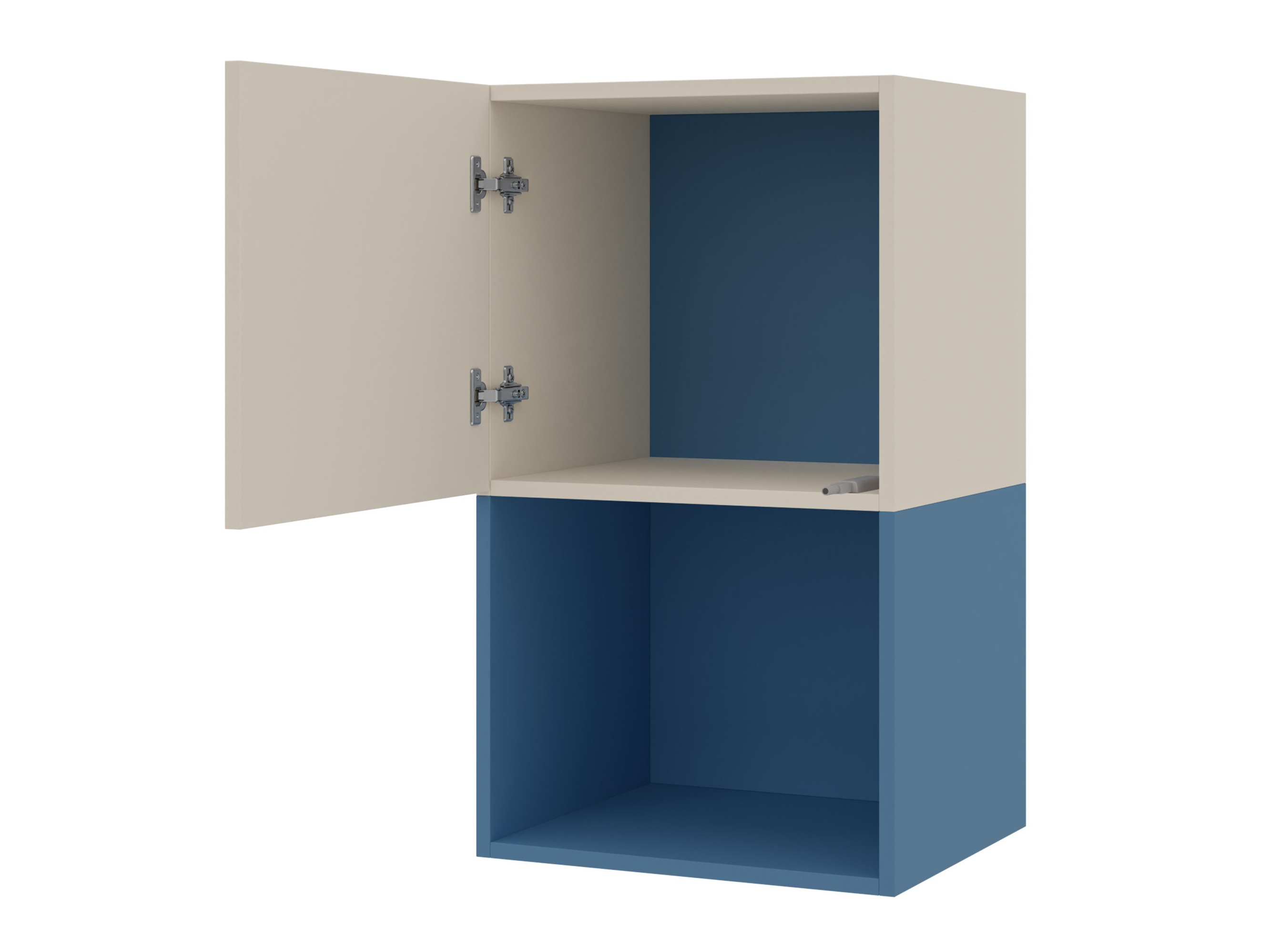 Conjunto de dormitorio infantil Etruva 119 (Cachemira + Azul)