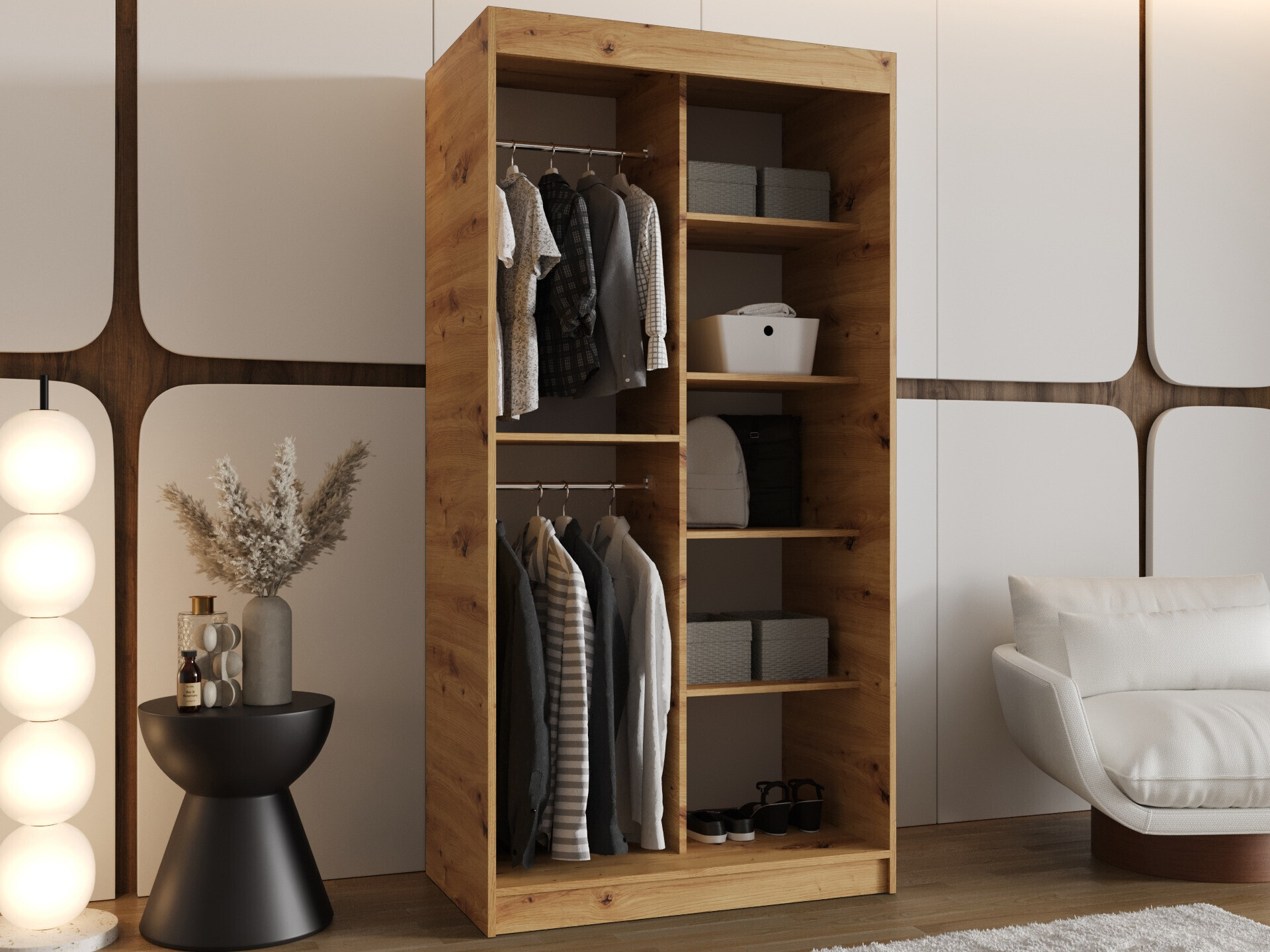 Armario Hartford 498 (Roble Artisan)
