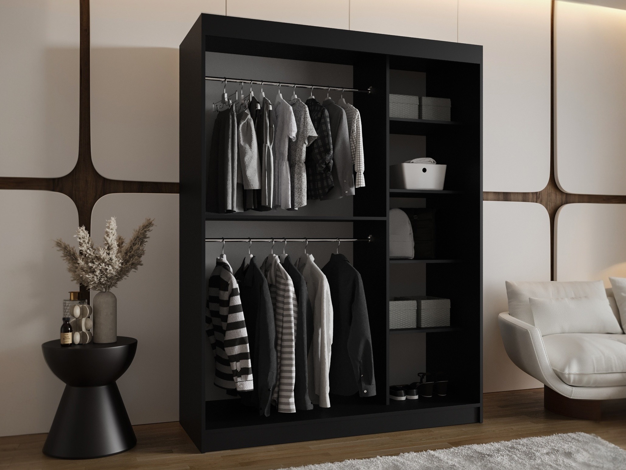 Armario Hartford 502 (Negro)