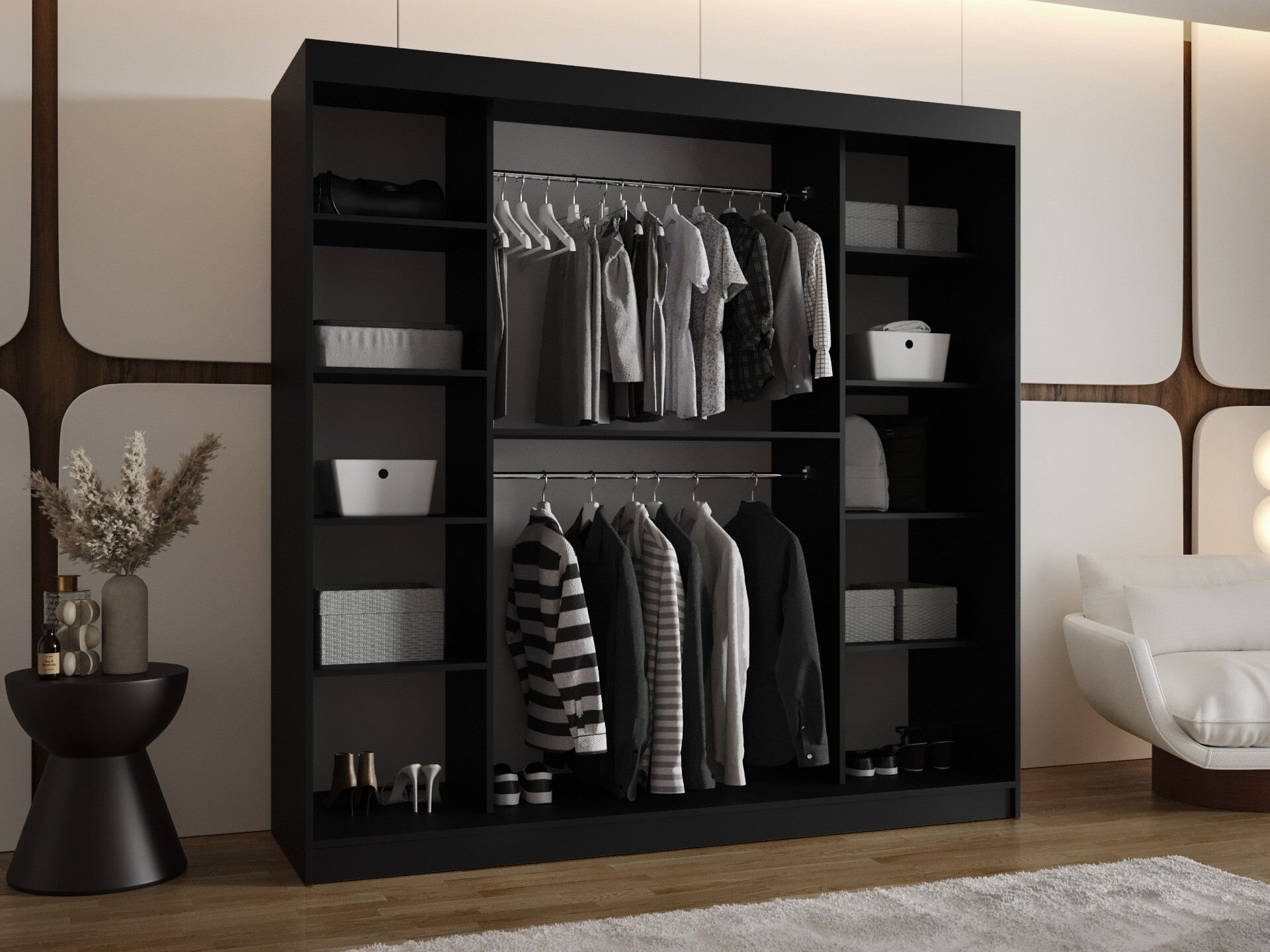 Armario Hartford 507 (Negro)