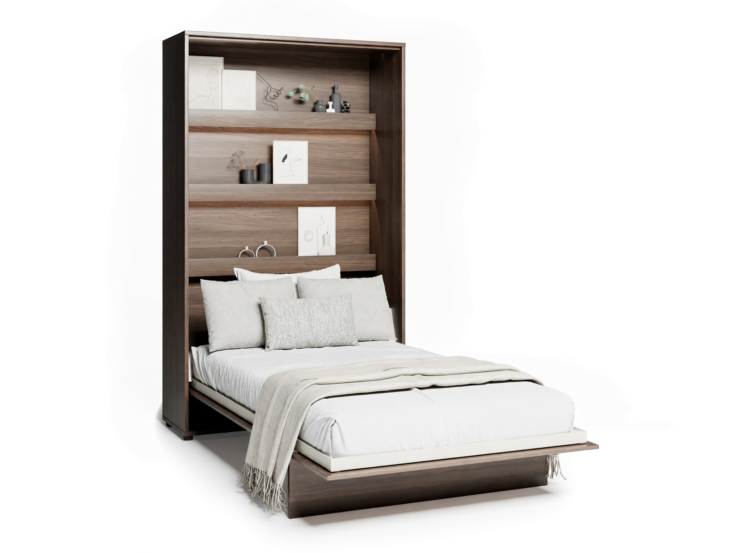 Cama plegable Concept Lenart (Roble oscuro)