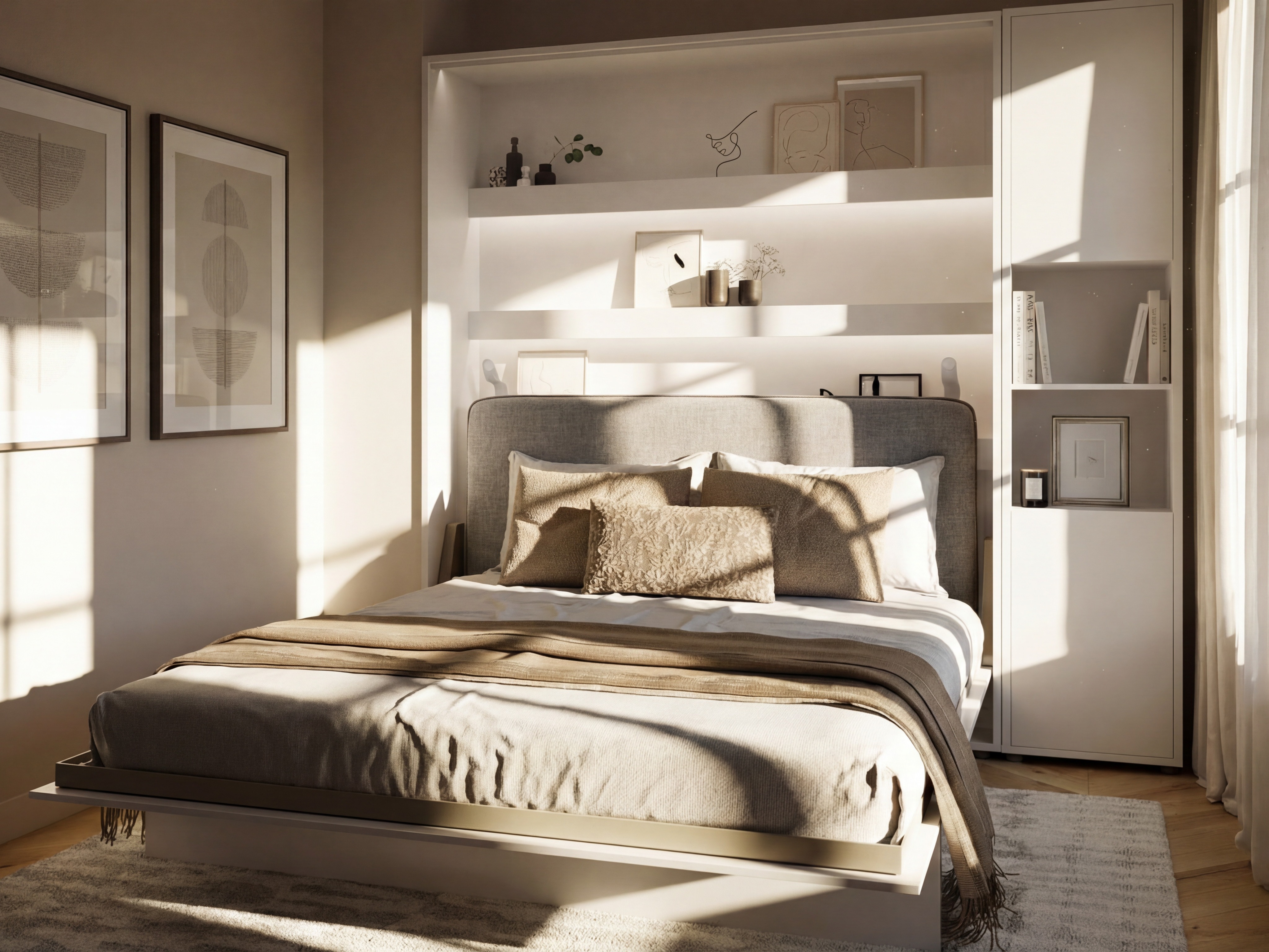 Cama plegable Concept Lenart (Blanco)