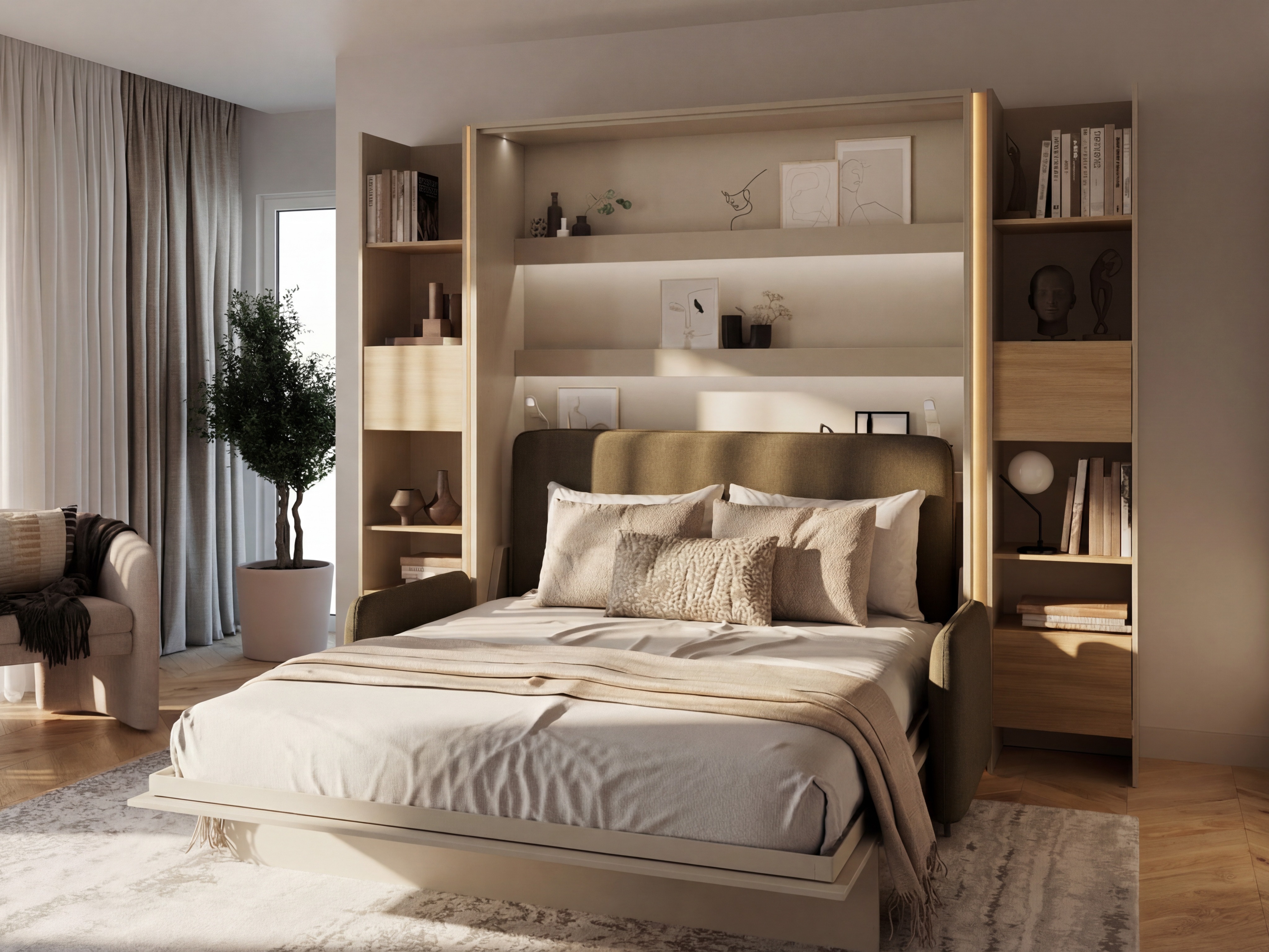 Cama plegable Concept Lenart (Cachemira)