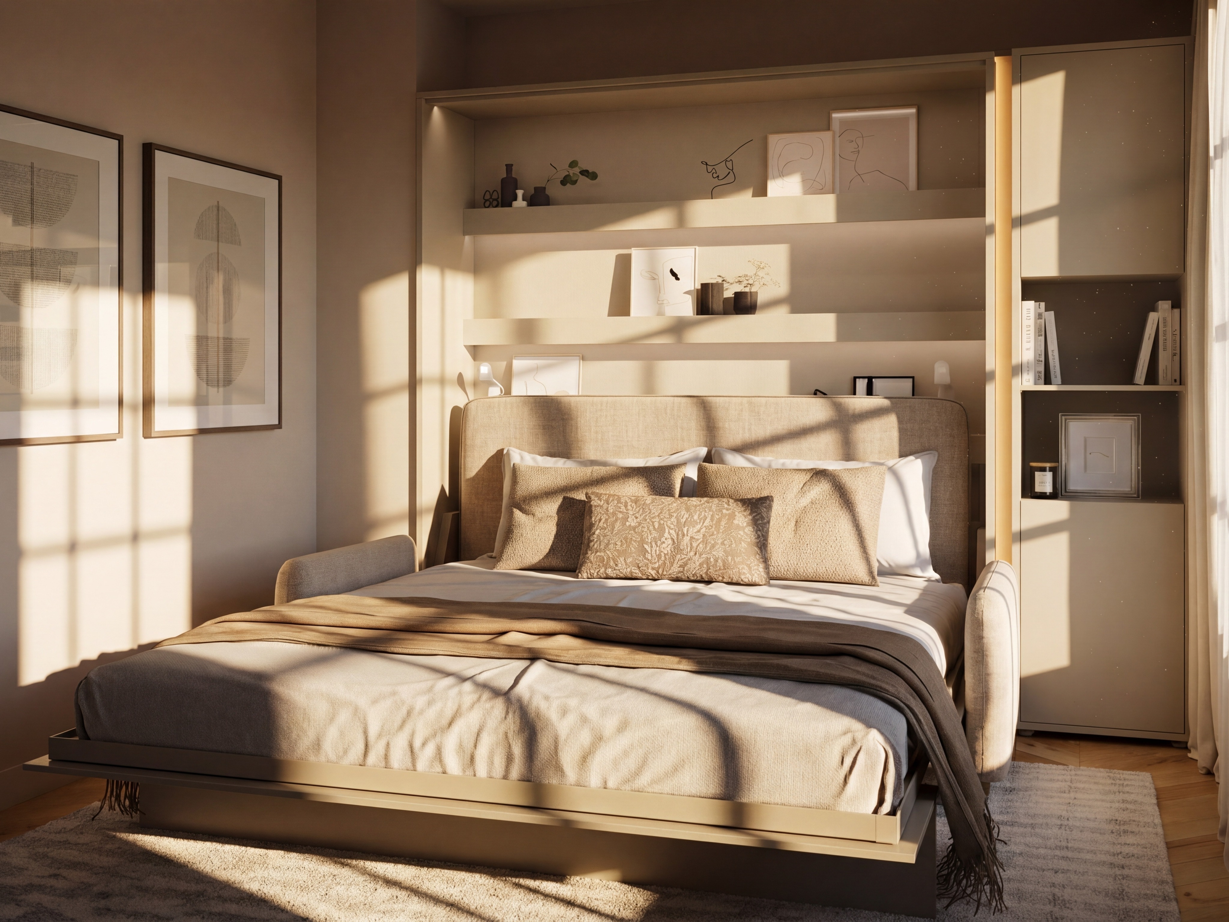 Cama plegable Concept Lenart (Cachemira)