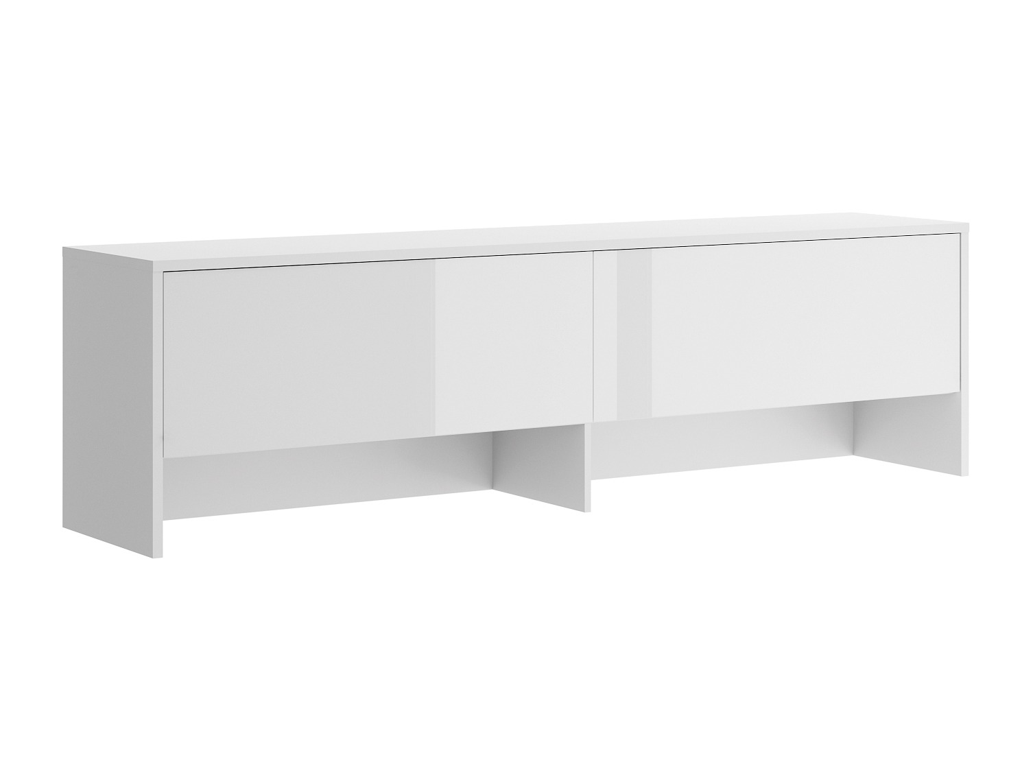 Aparador Concept Lenart III (Blanco + Blanco brillante)