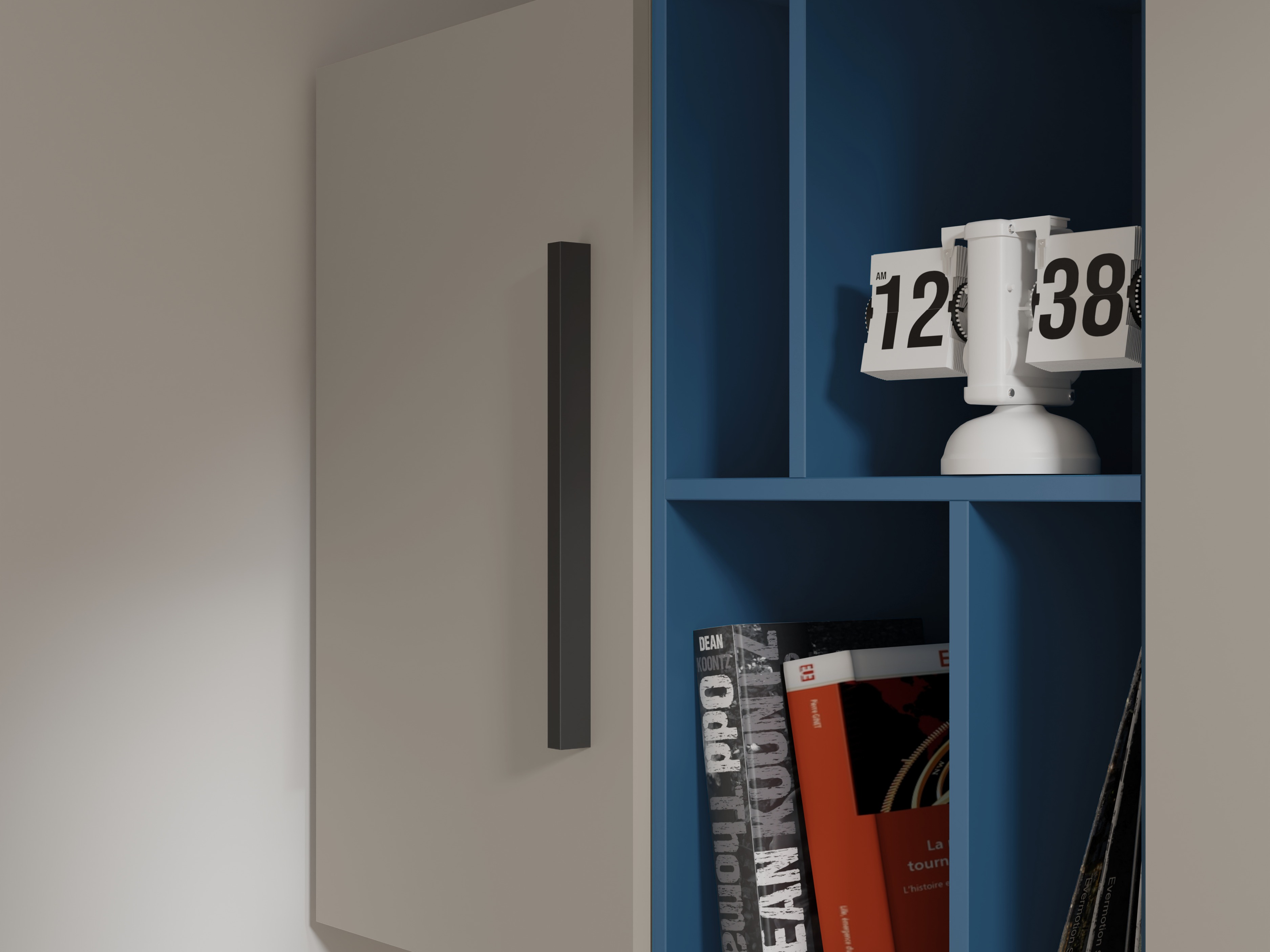 Estantería de pared Etruva 112 (Azul)