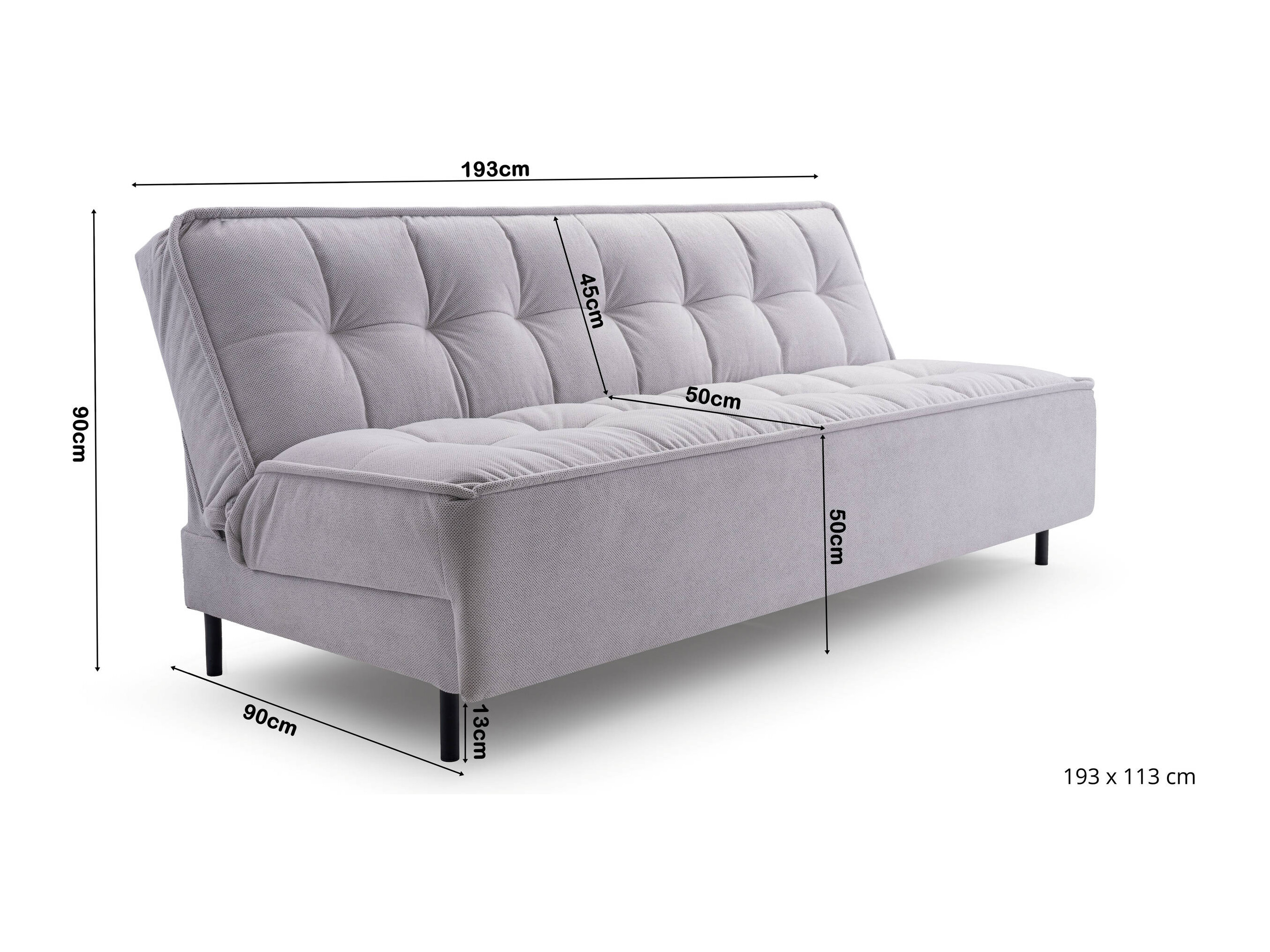 Sofá cama Lufkin 149 (Curio 09)