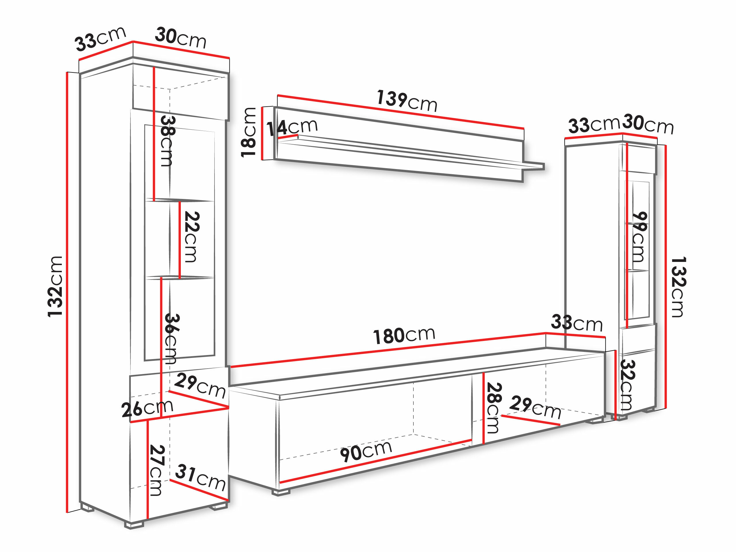 Conjunto de salón SP7162