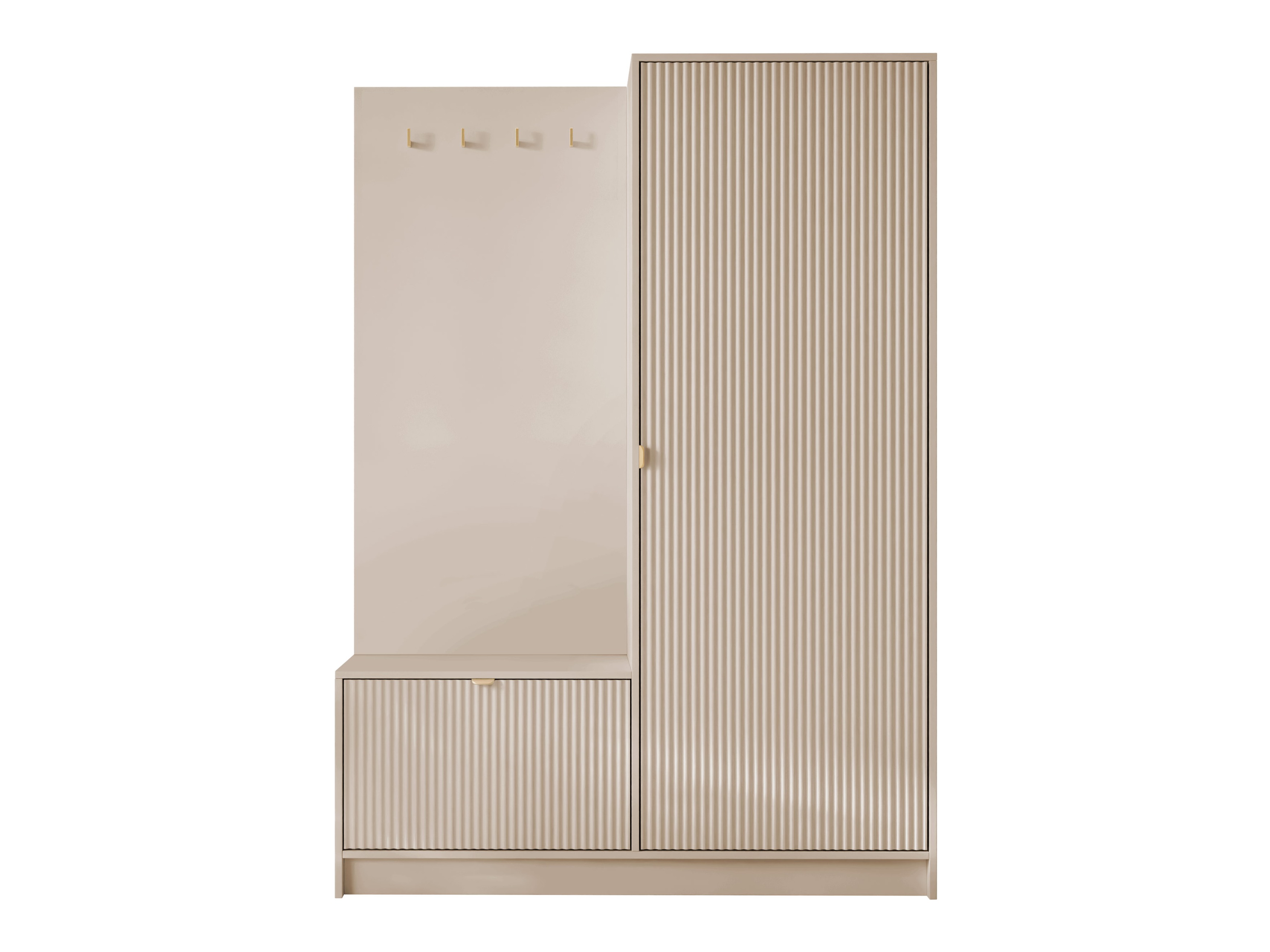 Conjunto para recibidor Comfivo Papilio (Beige)