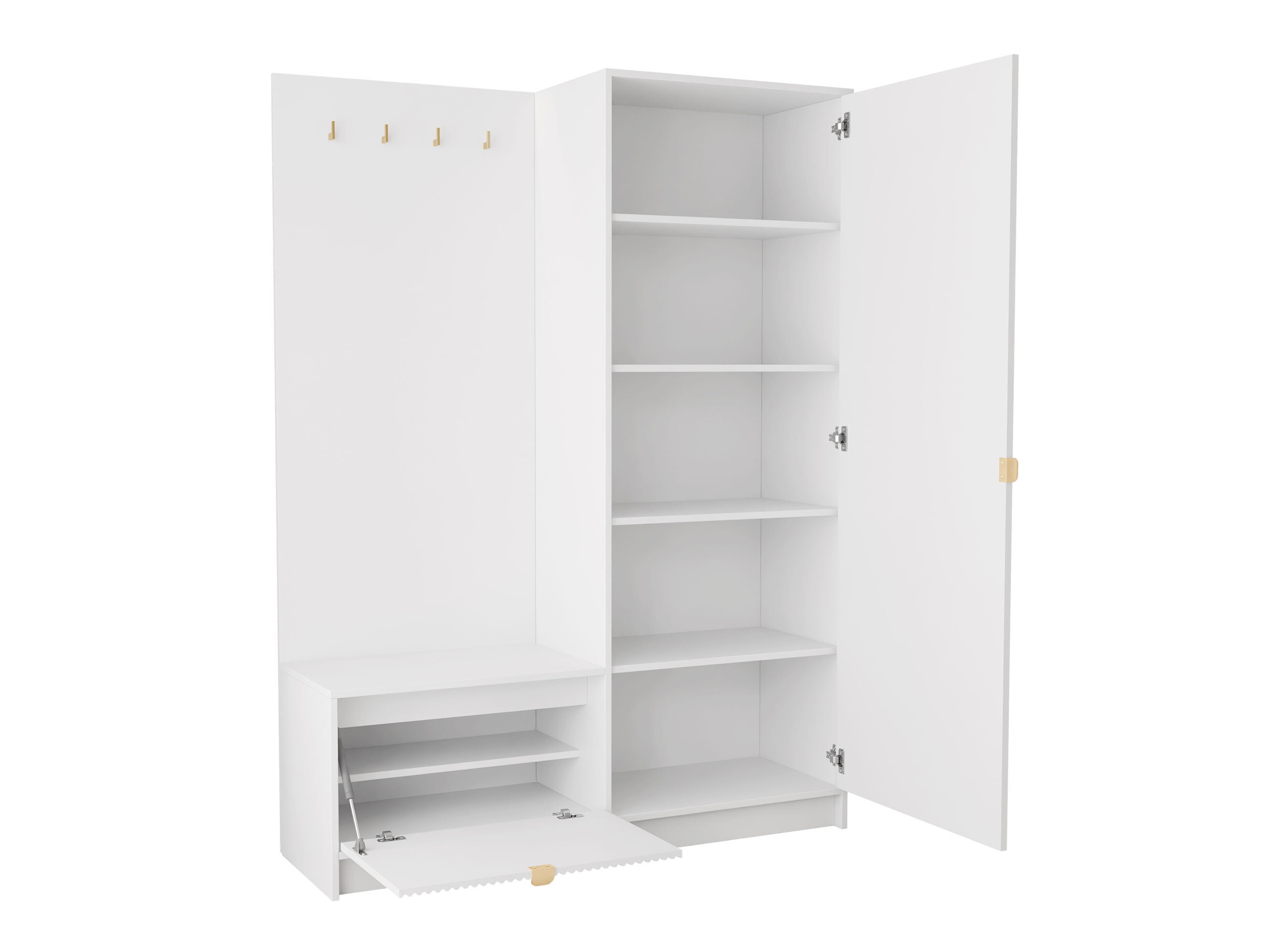 Conjunto para recibidor Comfivo Papilio (Beige)