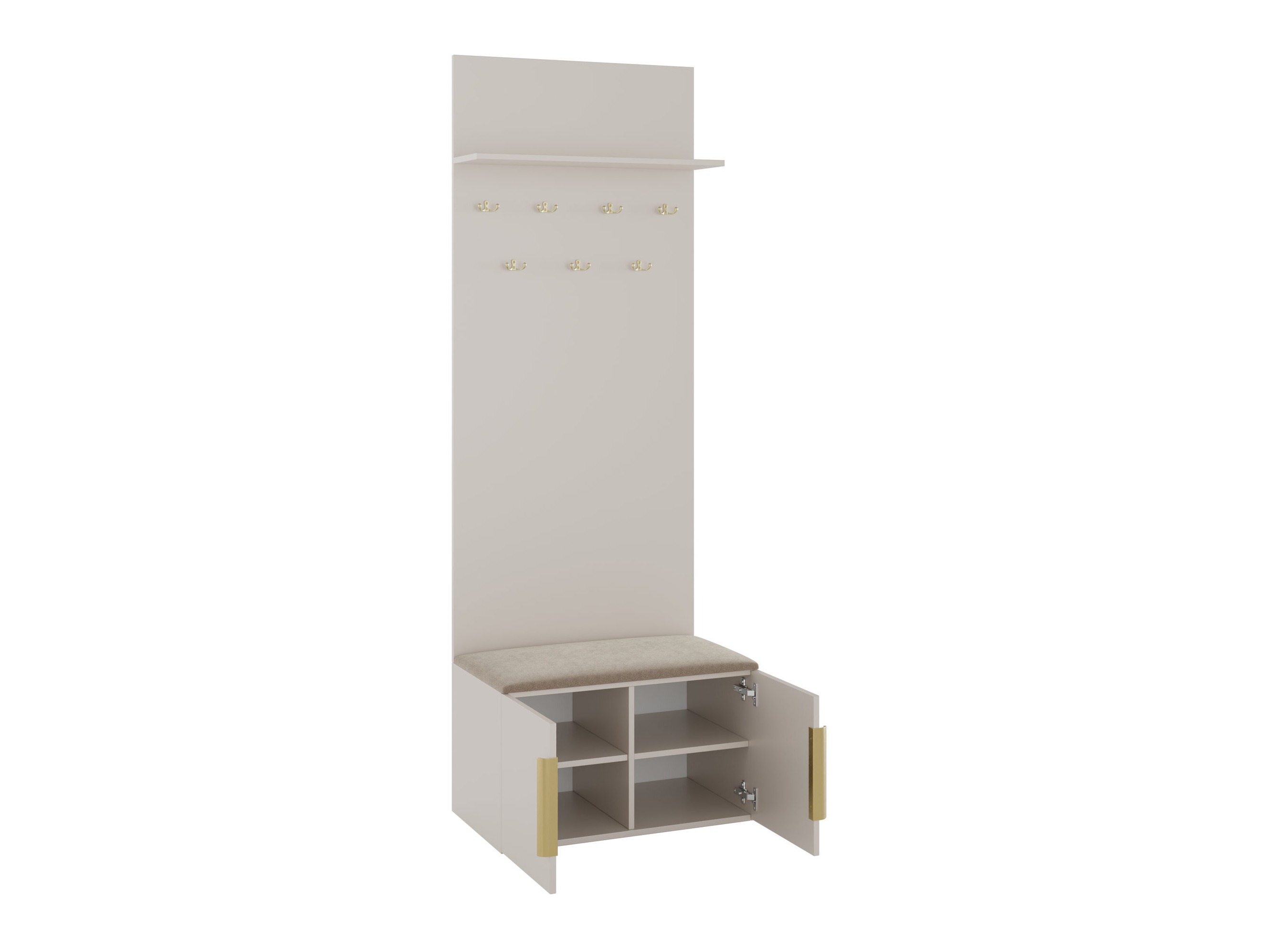 Conjunto para recibidor Comfivo Auditor (Nogal)