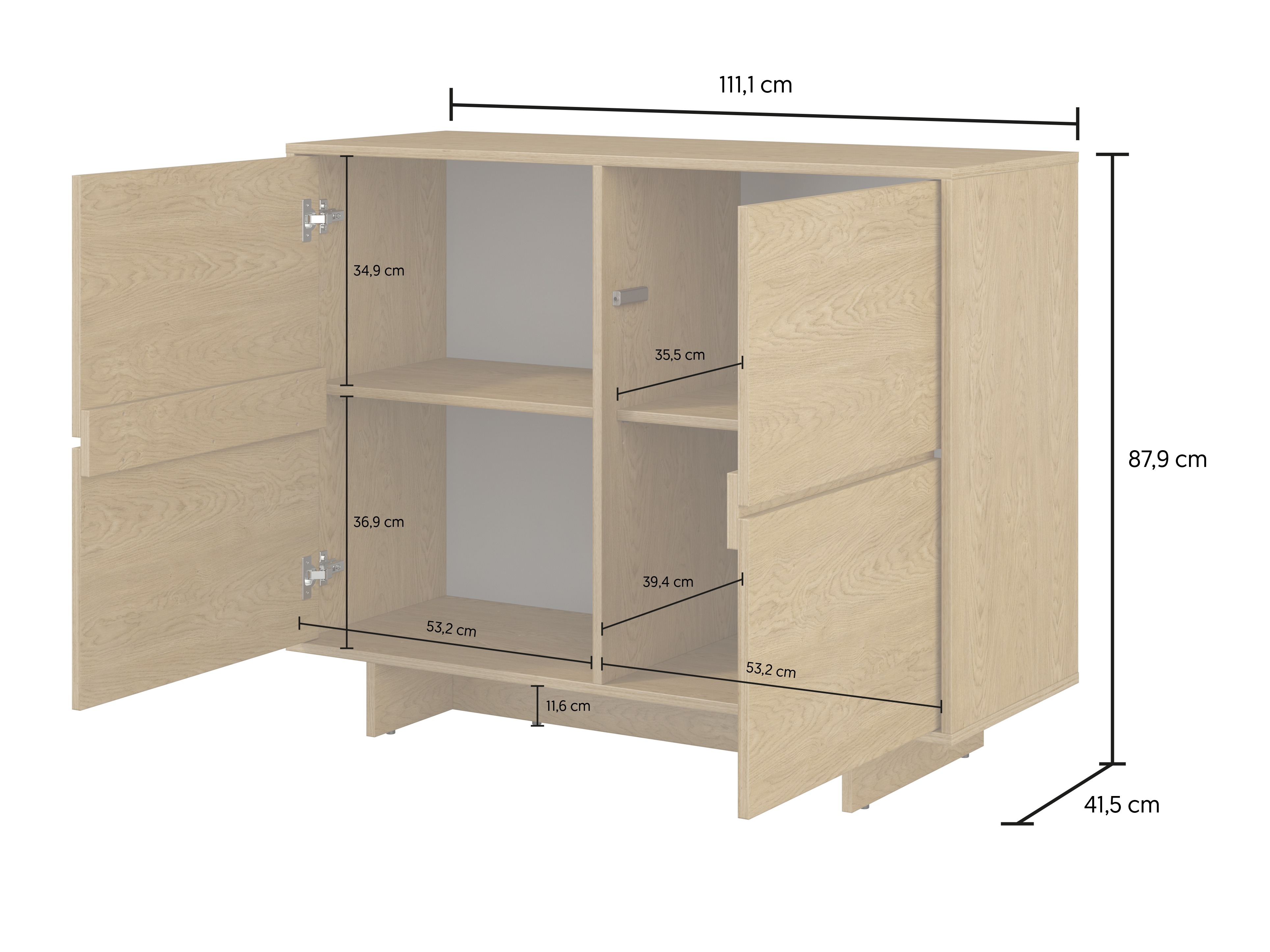 Conjunto de salón Cavbali 103 (Luminoso madera)