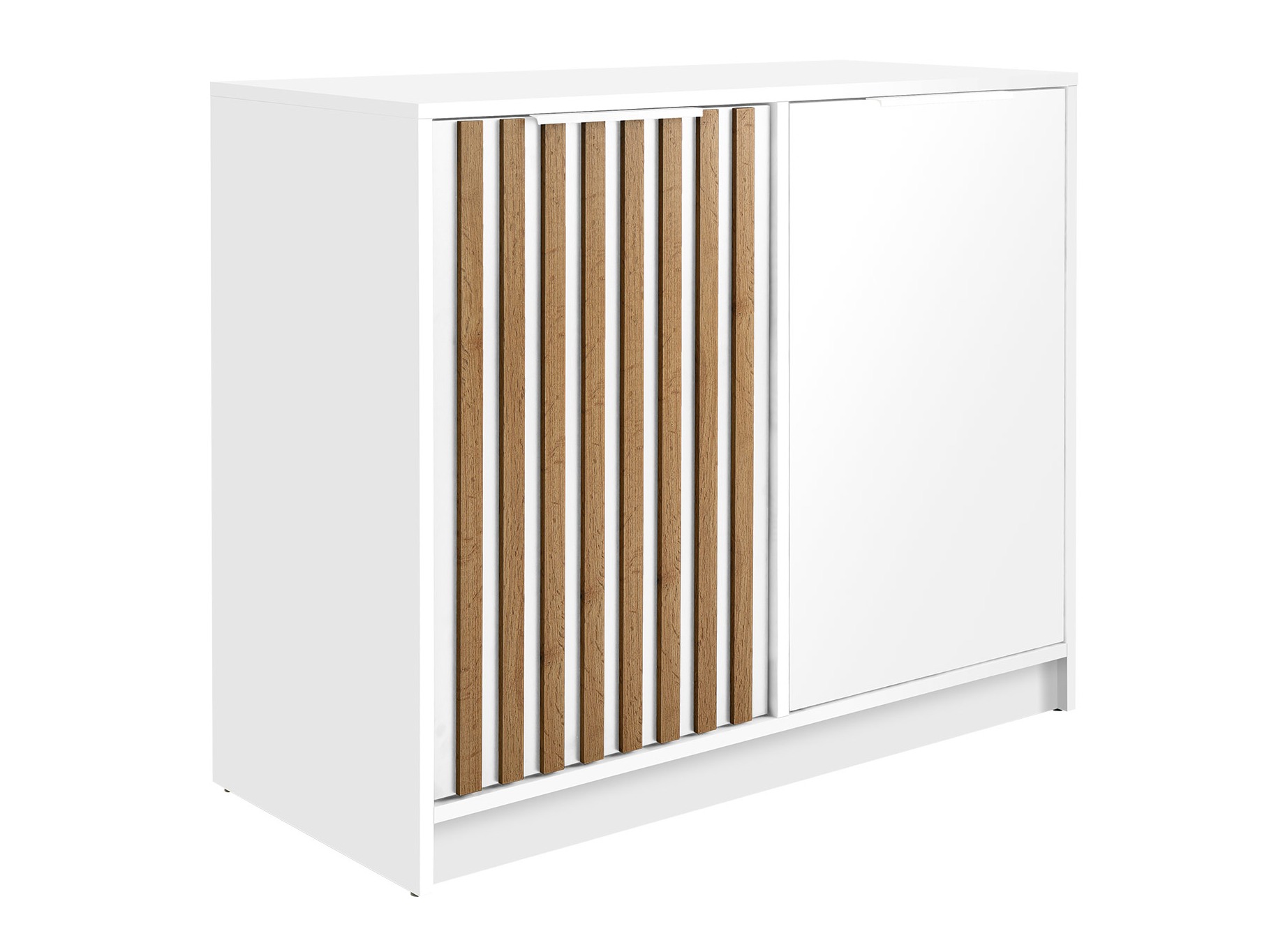 Aparador Collis III (Blanco + Roble wotan)