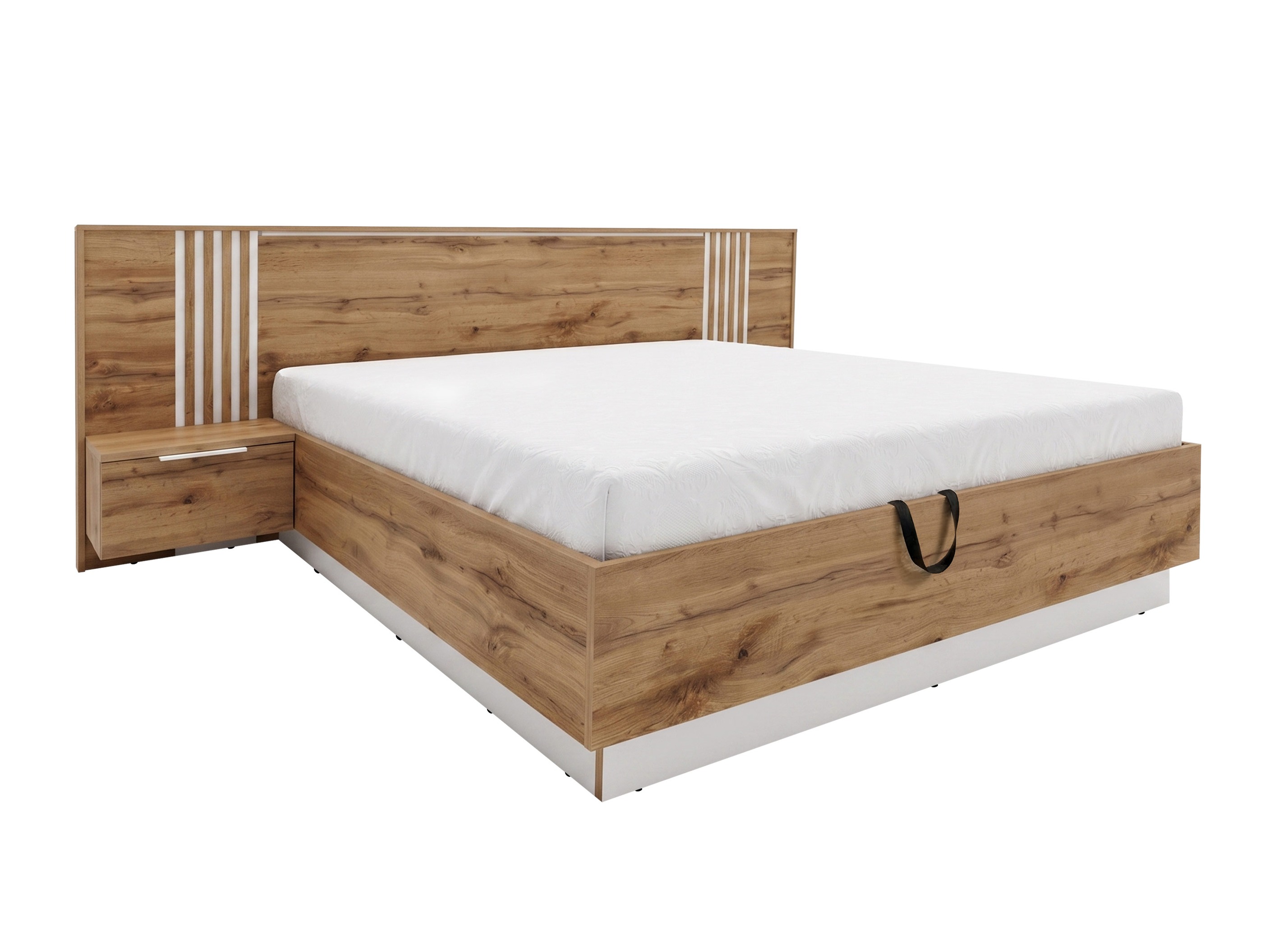 Cama Collis (Roble wotan + Blanco)