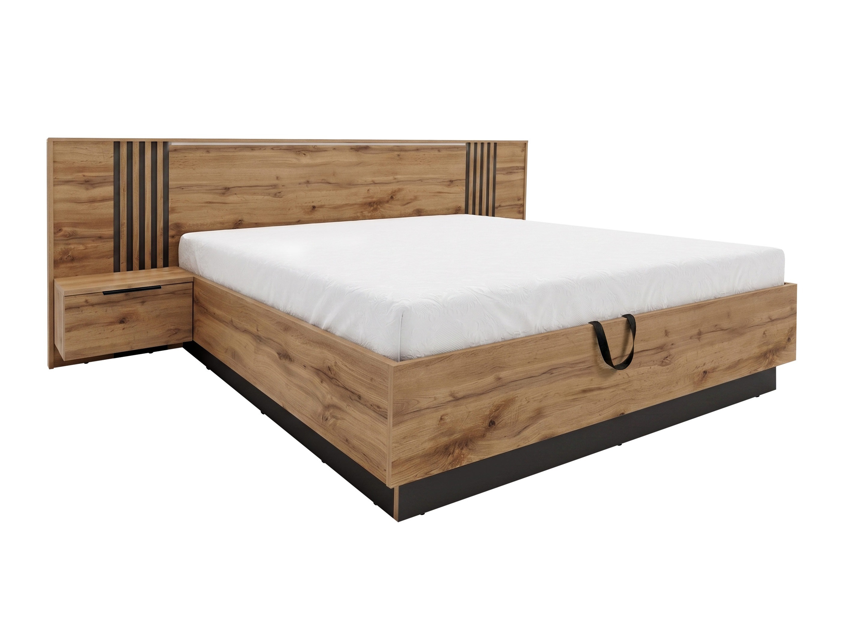 Cama Collis (Roble wotan + Negro)
