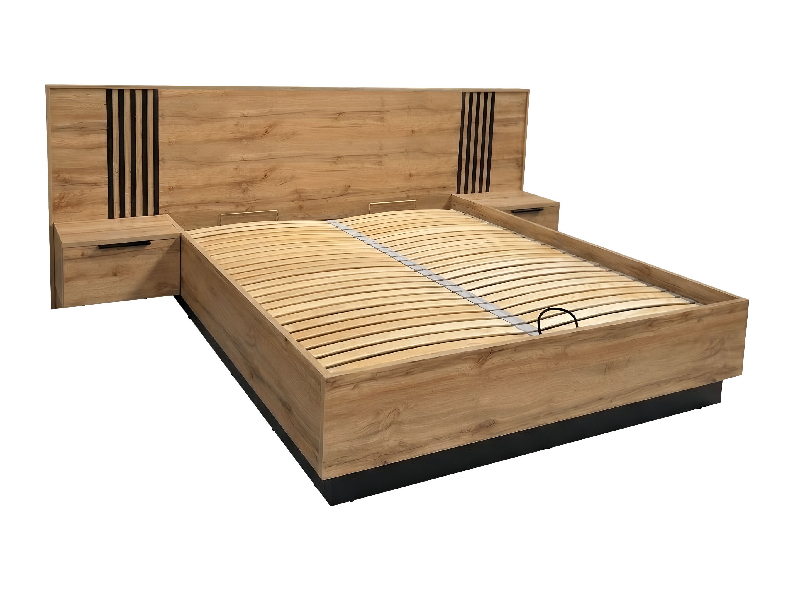 Cama Collis (Roble wotan + Negro)
