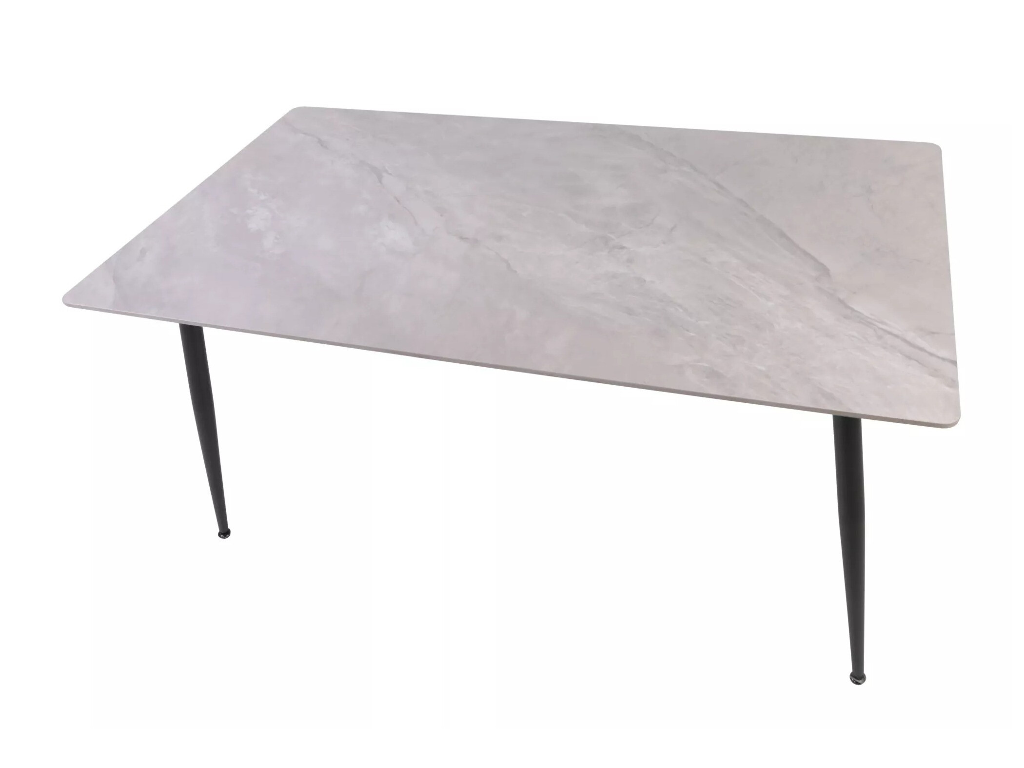 Mesa Detroit 779 (Mármol gris + Negro)