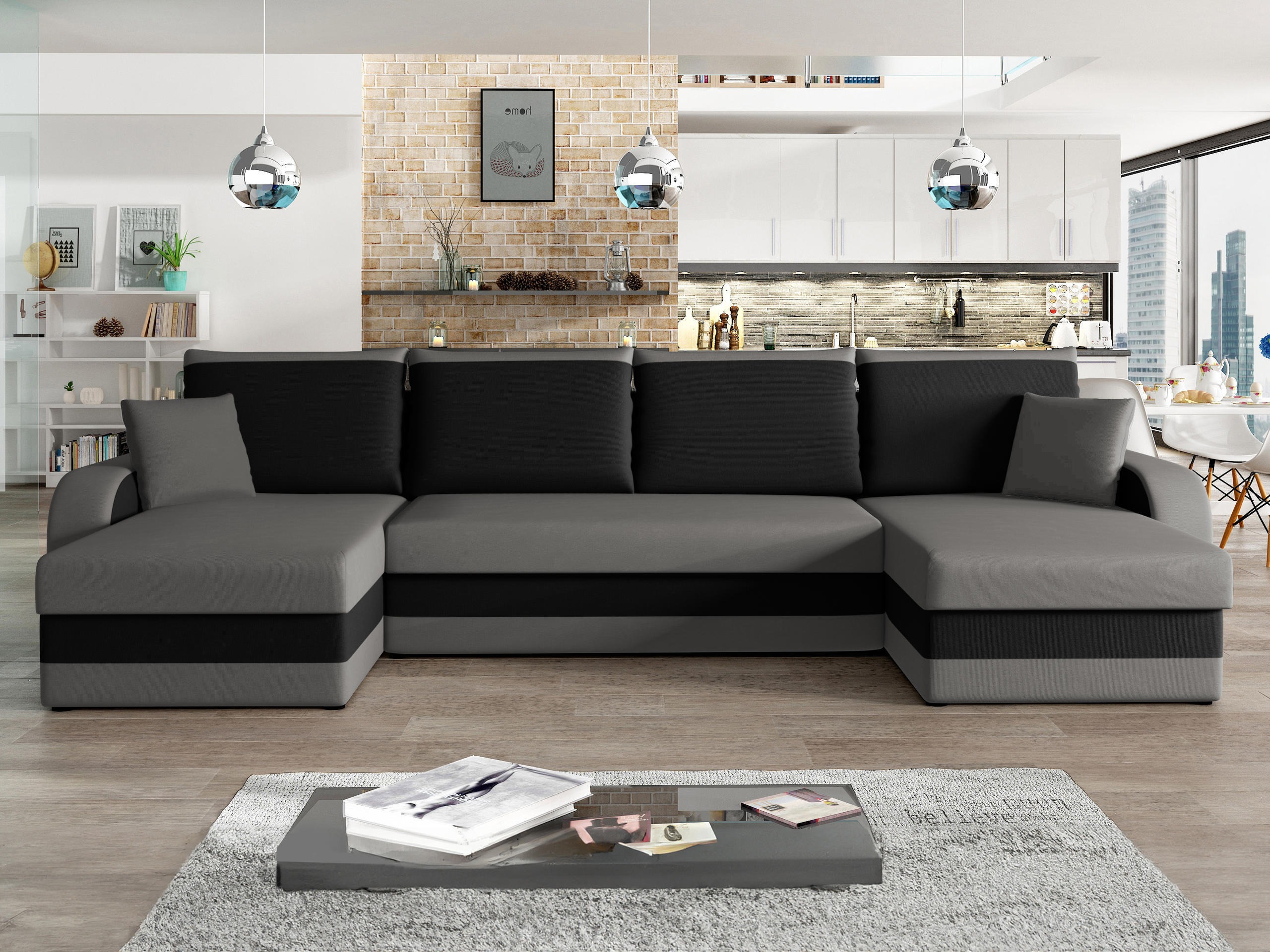 Sofá rinconero Comfivo Melissa IV (Alova 36 + Alova 04)