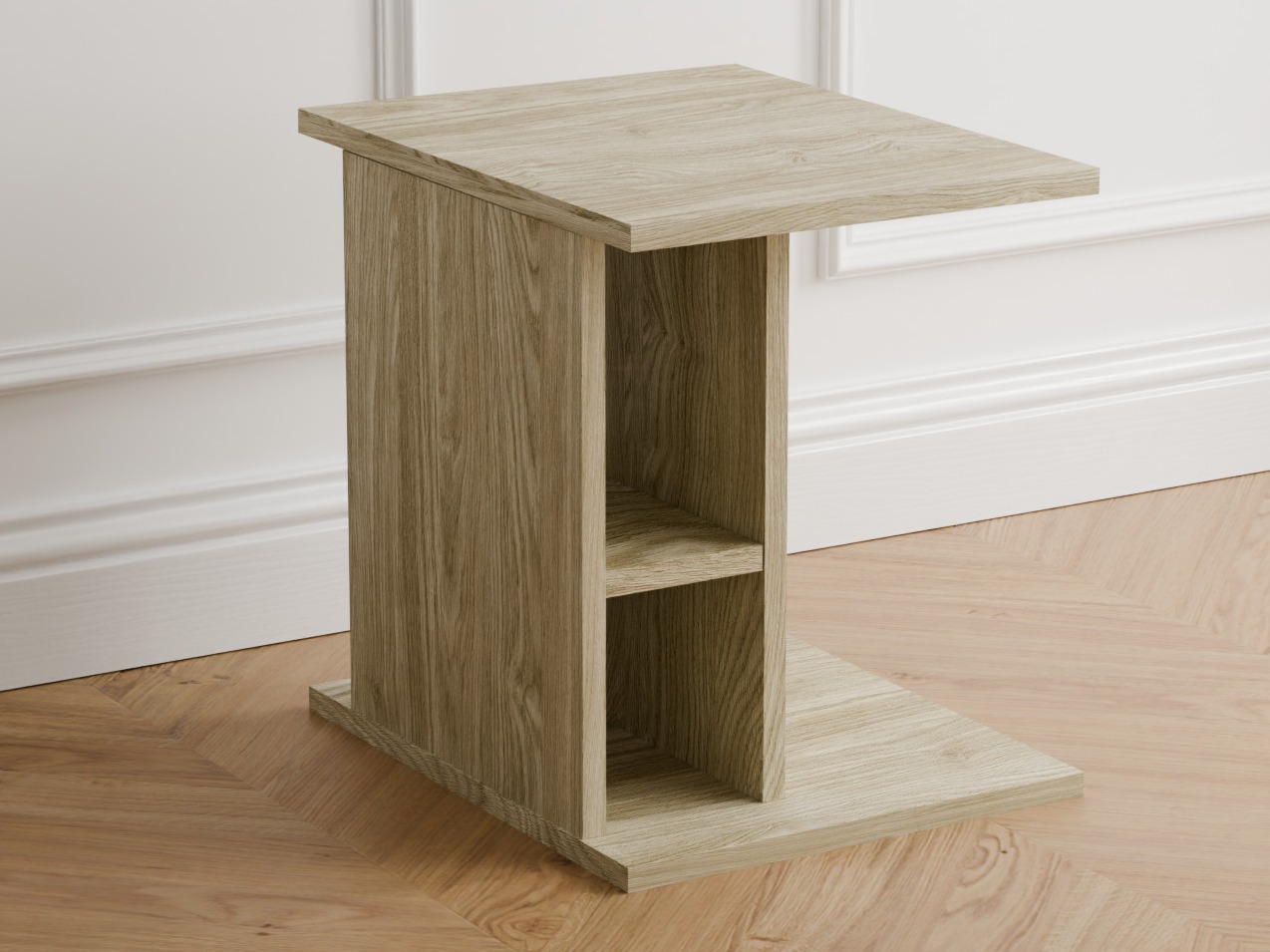 Mesa auxiliar Evarveru 102 (Roble claro)