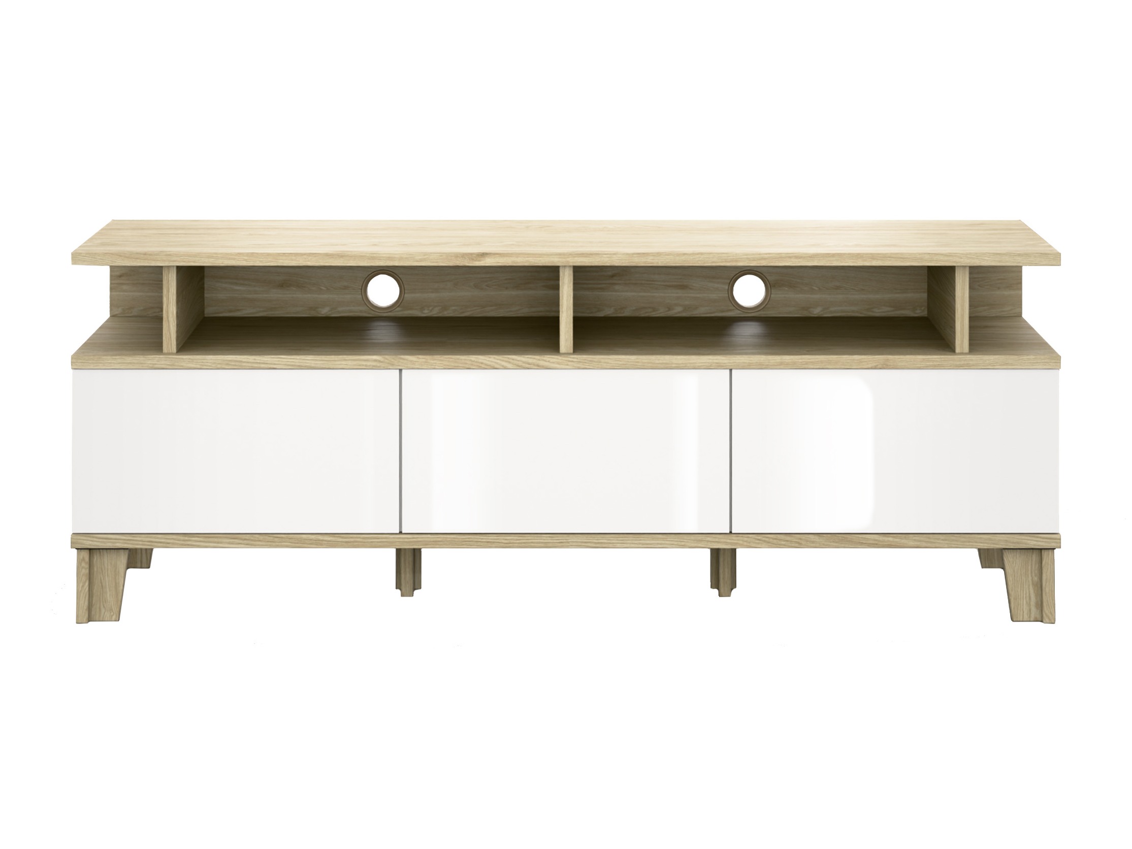 Mueble TV Evarveru 101 (Blanco brillante)