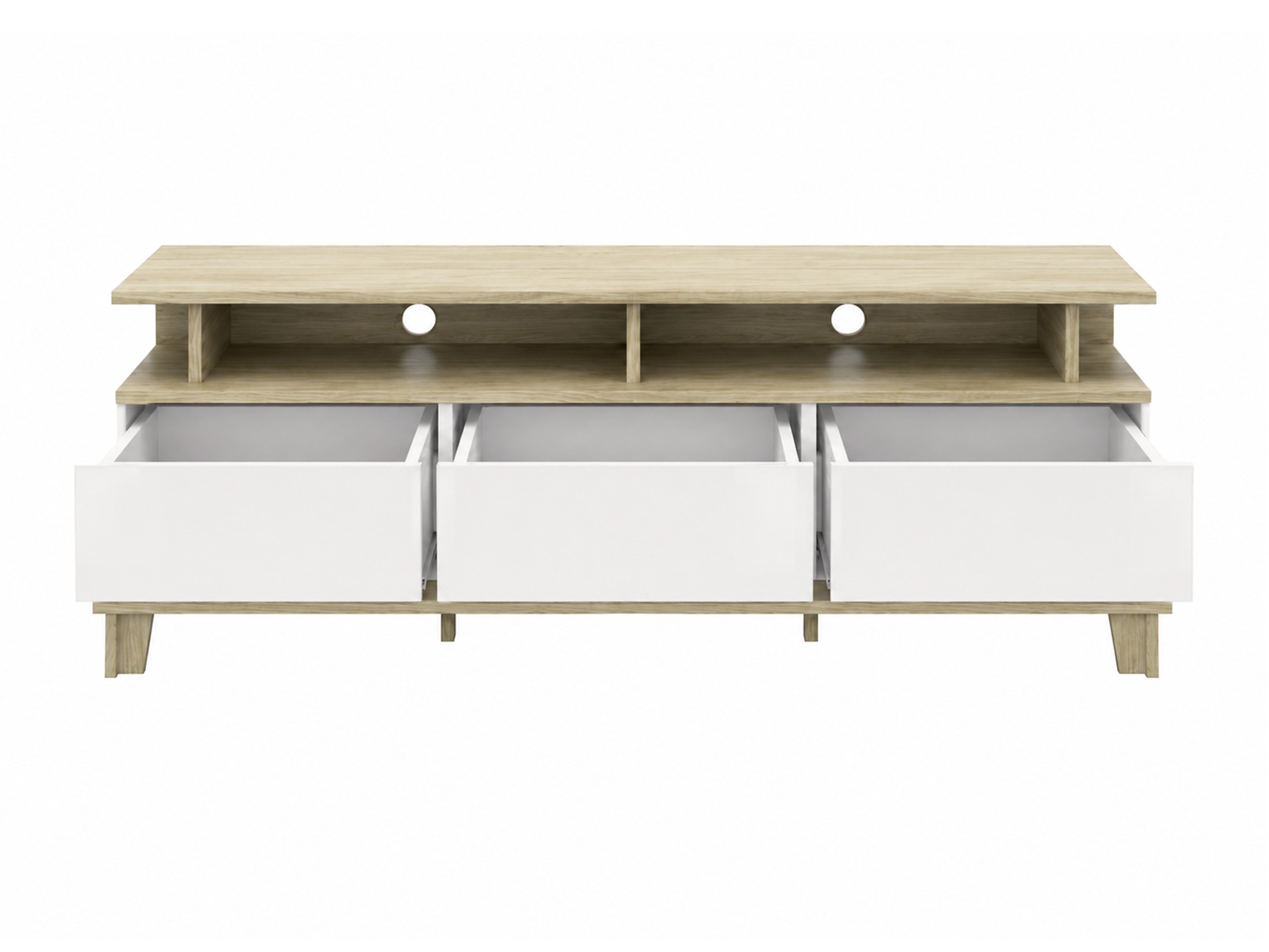 Mueble TV Evarveru 101 (Mate blanco)
