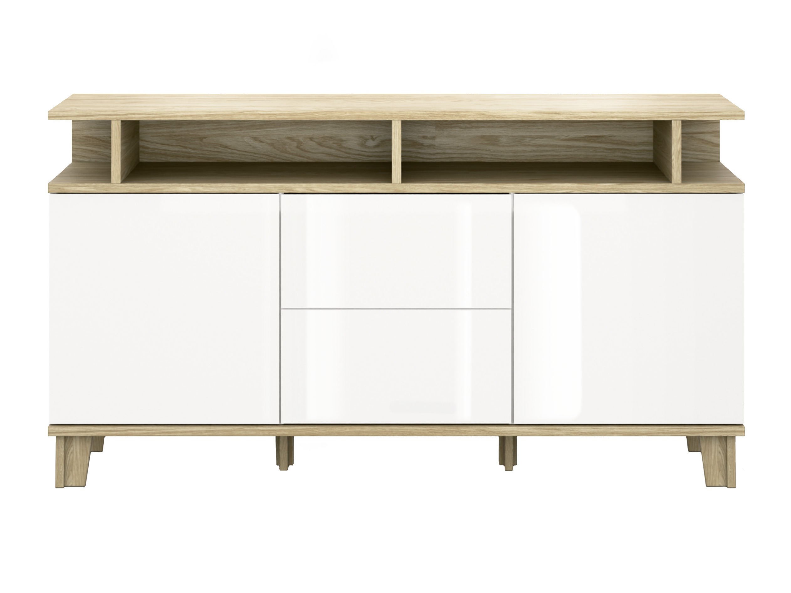 Cómoda Evarveru 105 (Blanco brillante)