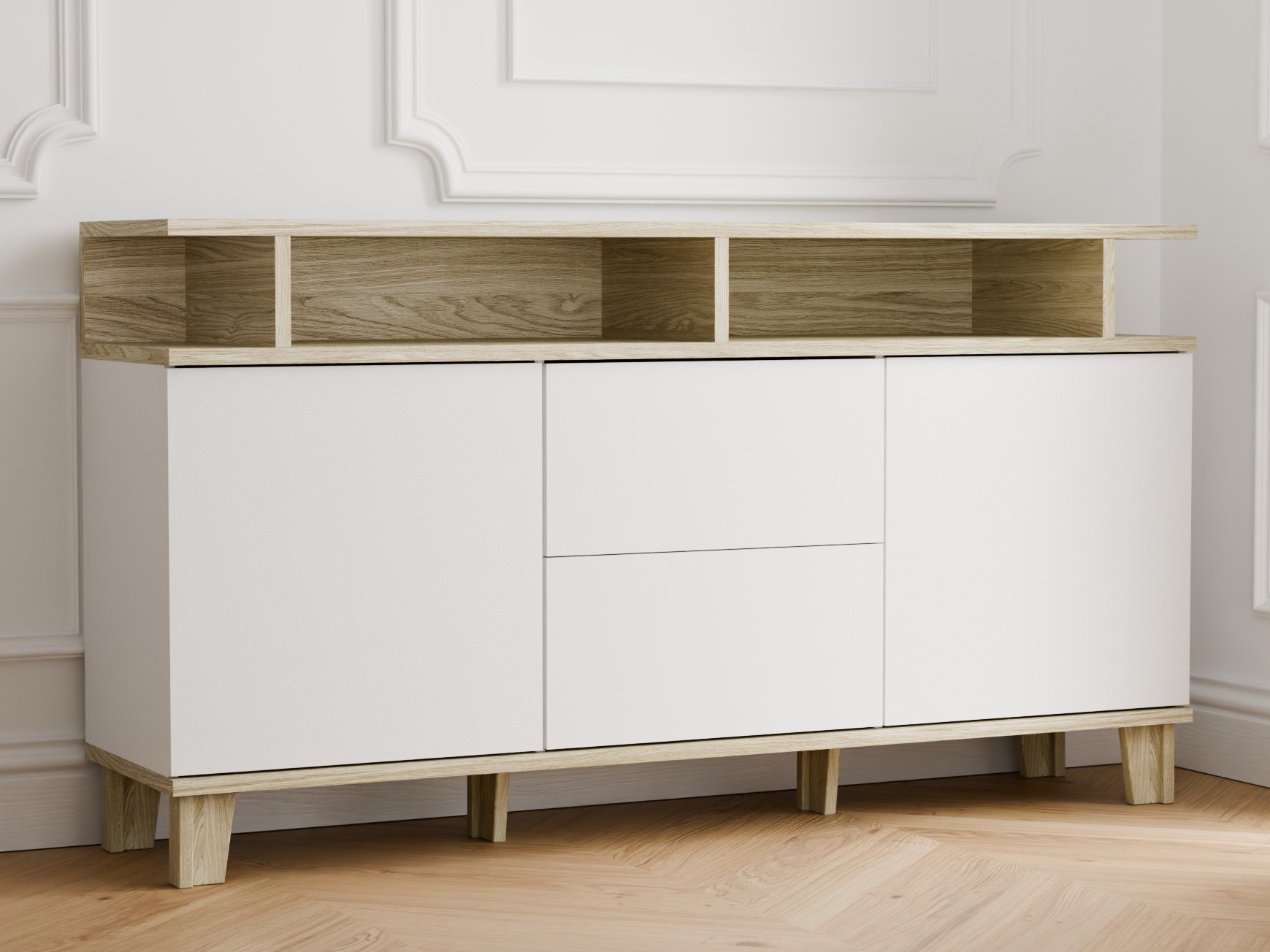 Cómoda Evarveru 105 (Mate blanco)
