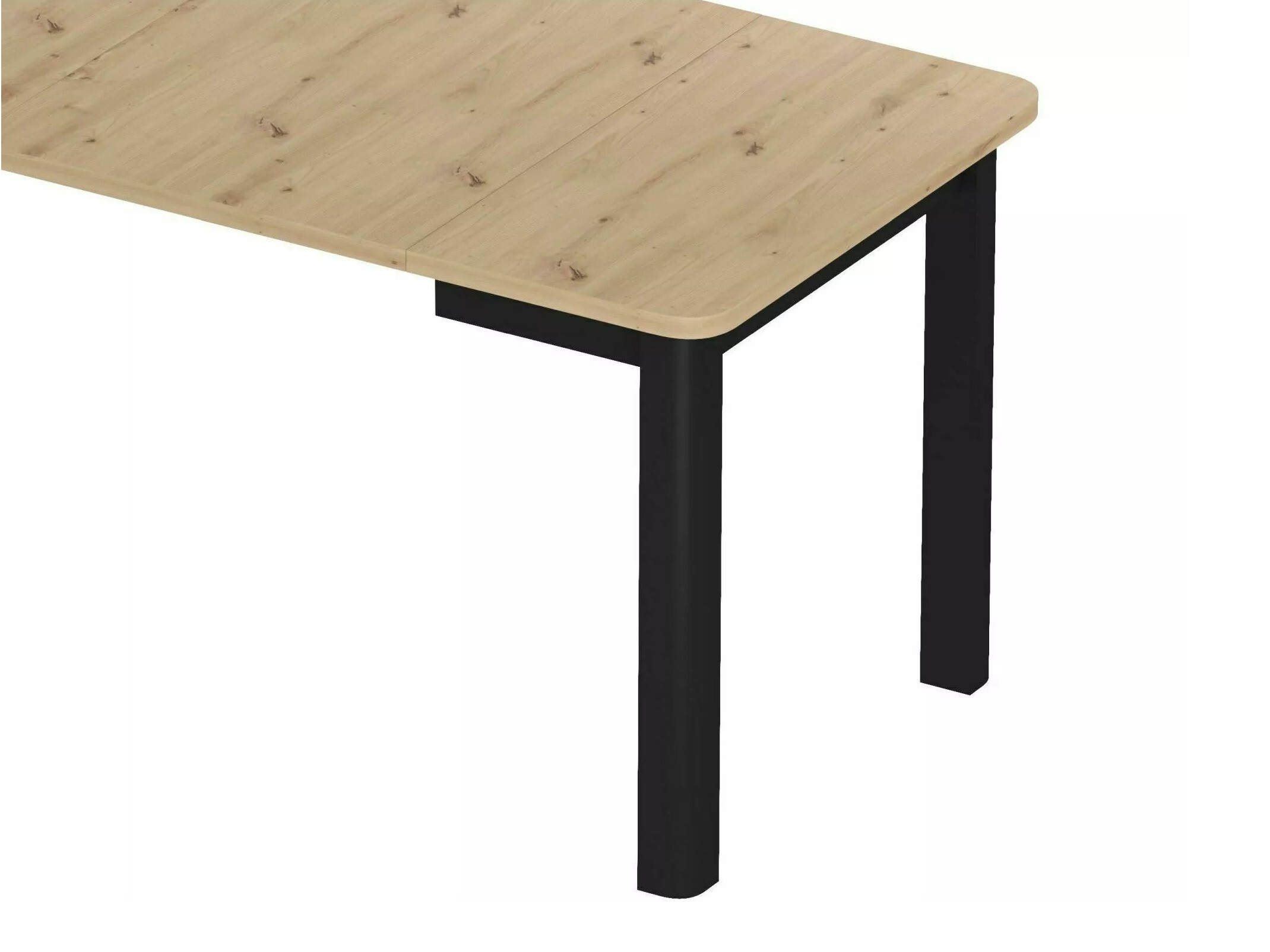 Mesa Detroit 1008 (Negro + Roble Artisan)