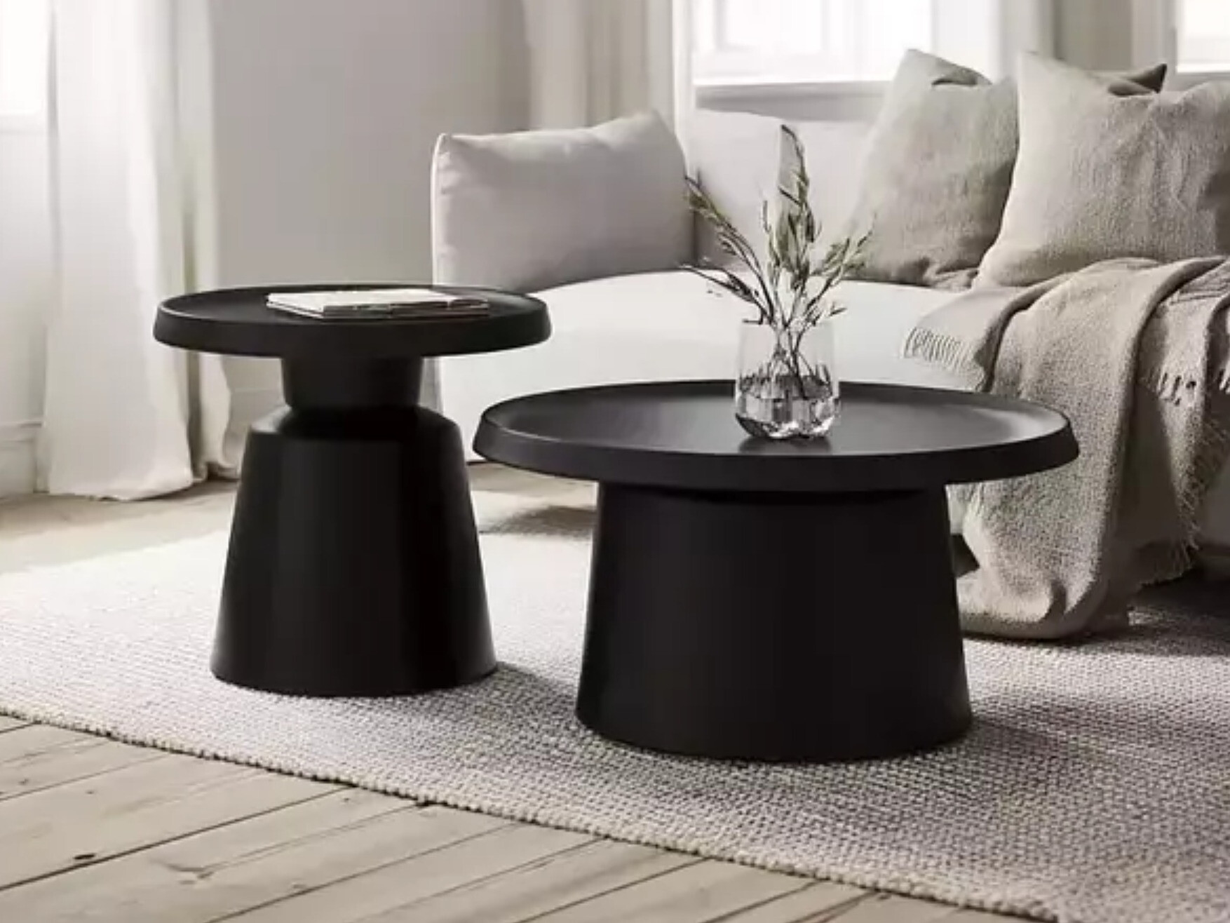Conjunto mesa de centro Detroit 721 (Negro)