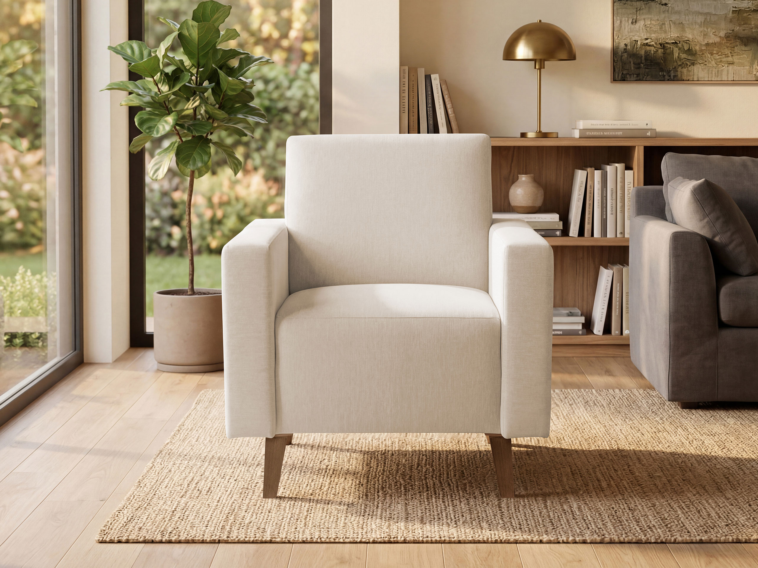 Sillón Delbene 131 (Verita 03 + Roble sanremo oscuro)
