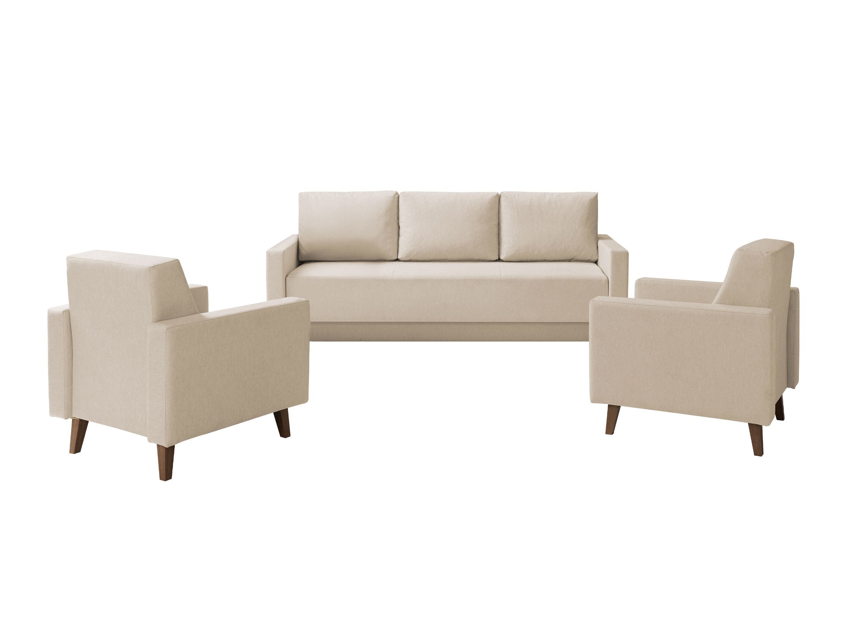 Conjunto de muebles tapizado Delbene 133 (Verita 03)