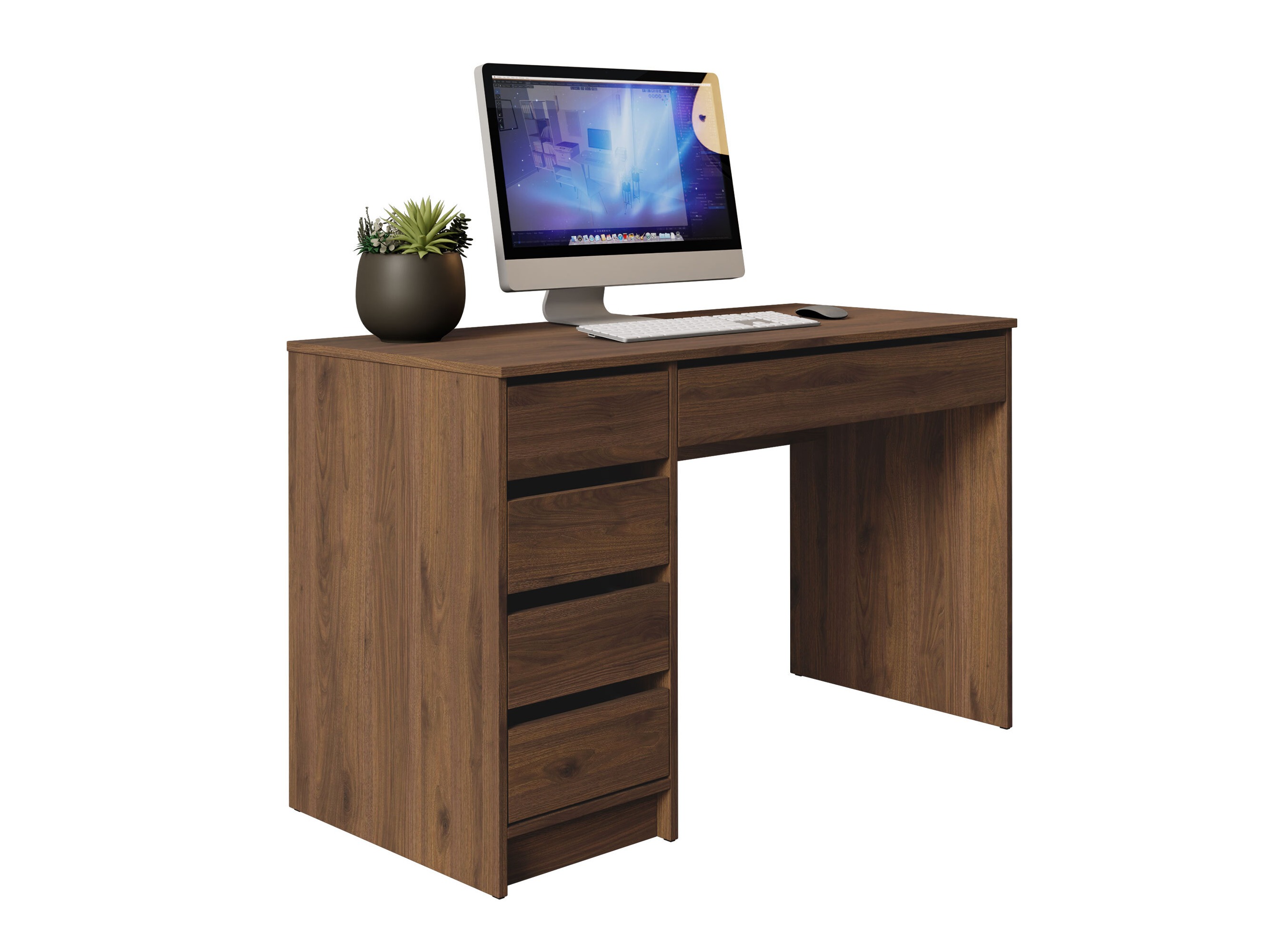 Mesa de oficina Comfivo Terros I (Nogal)