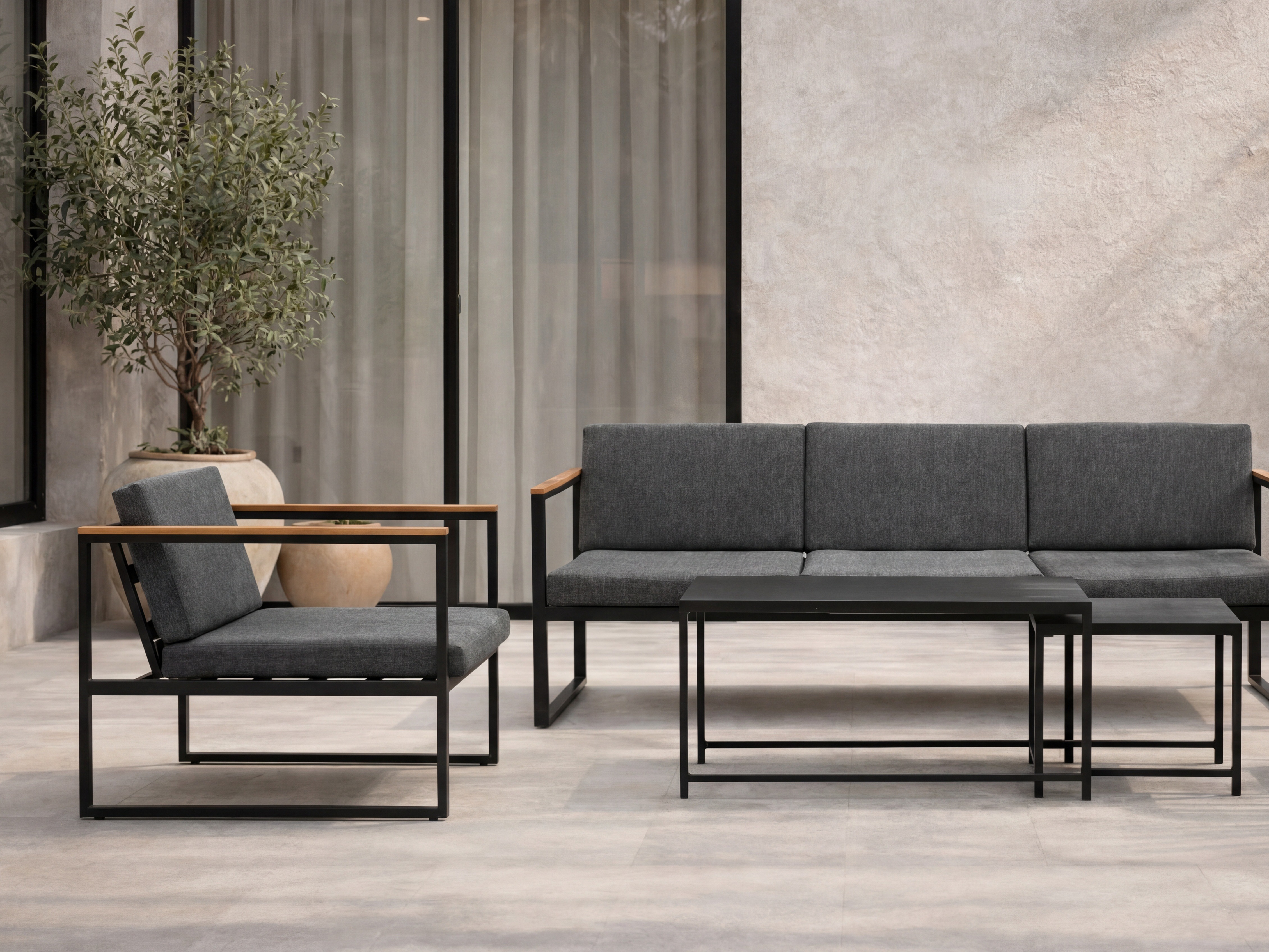Conjunto de muebles de exterior Dallas 560