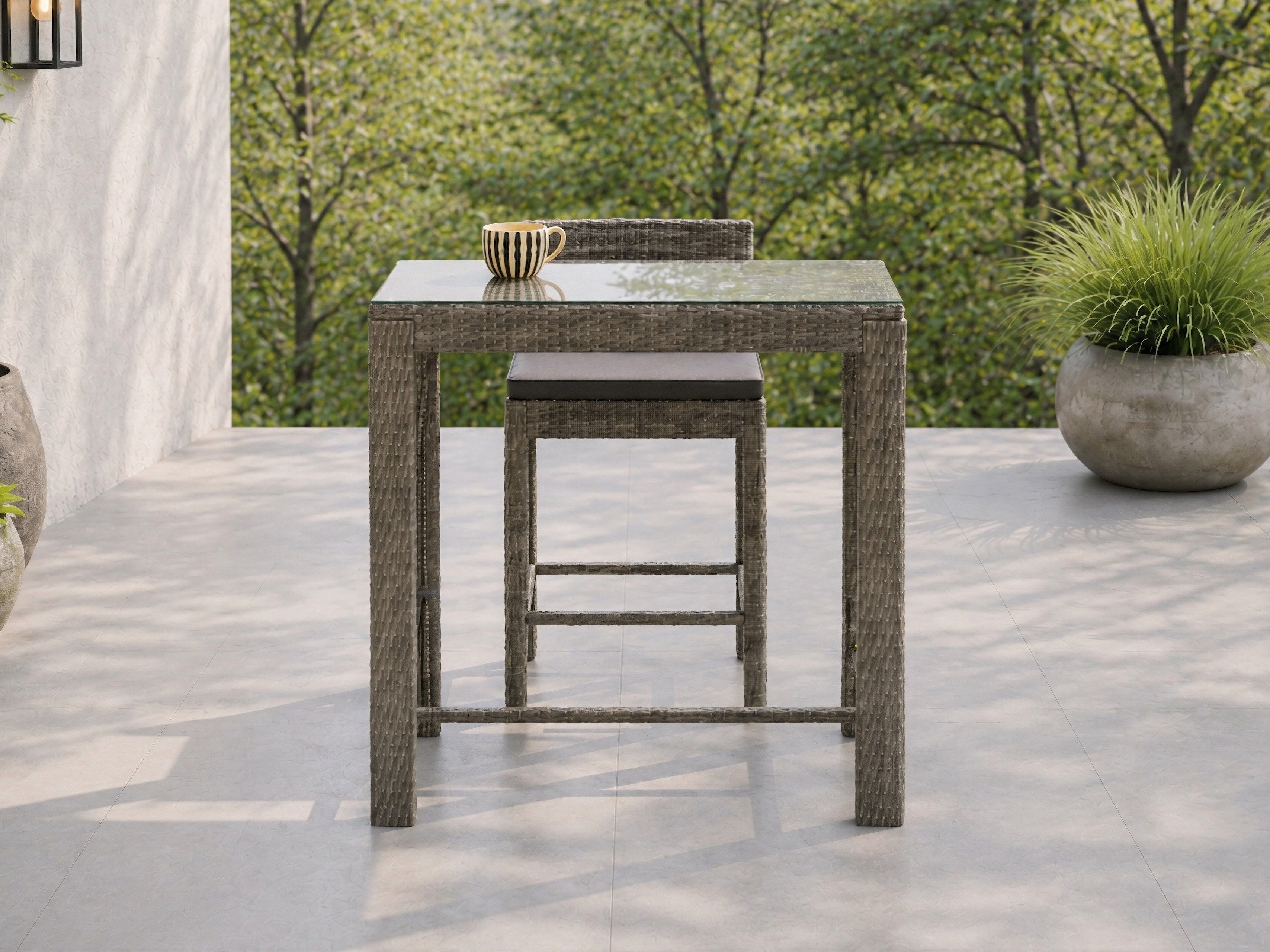 Mesa de bar para exterior Dallas 3841