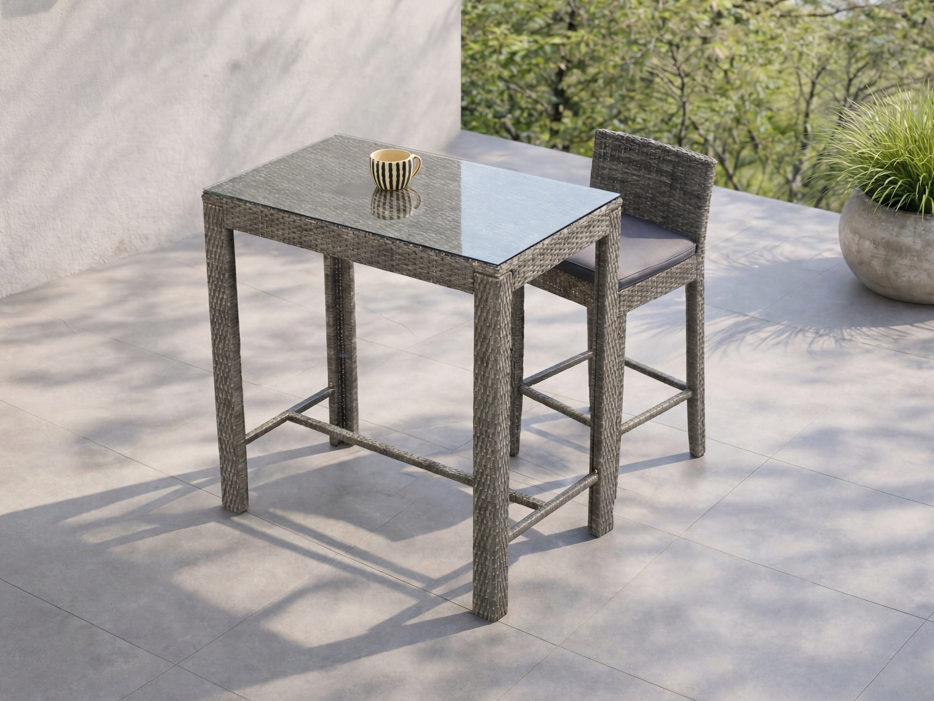 Mesa de bar para exterior Dallas 3841